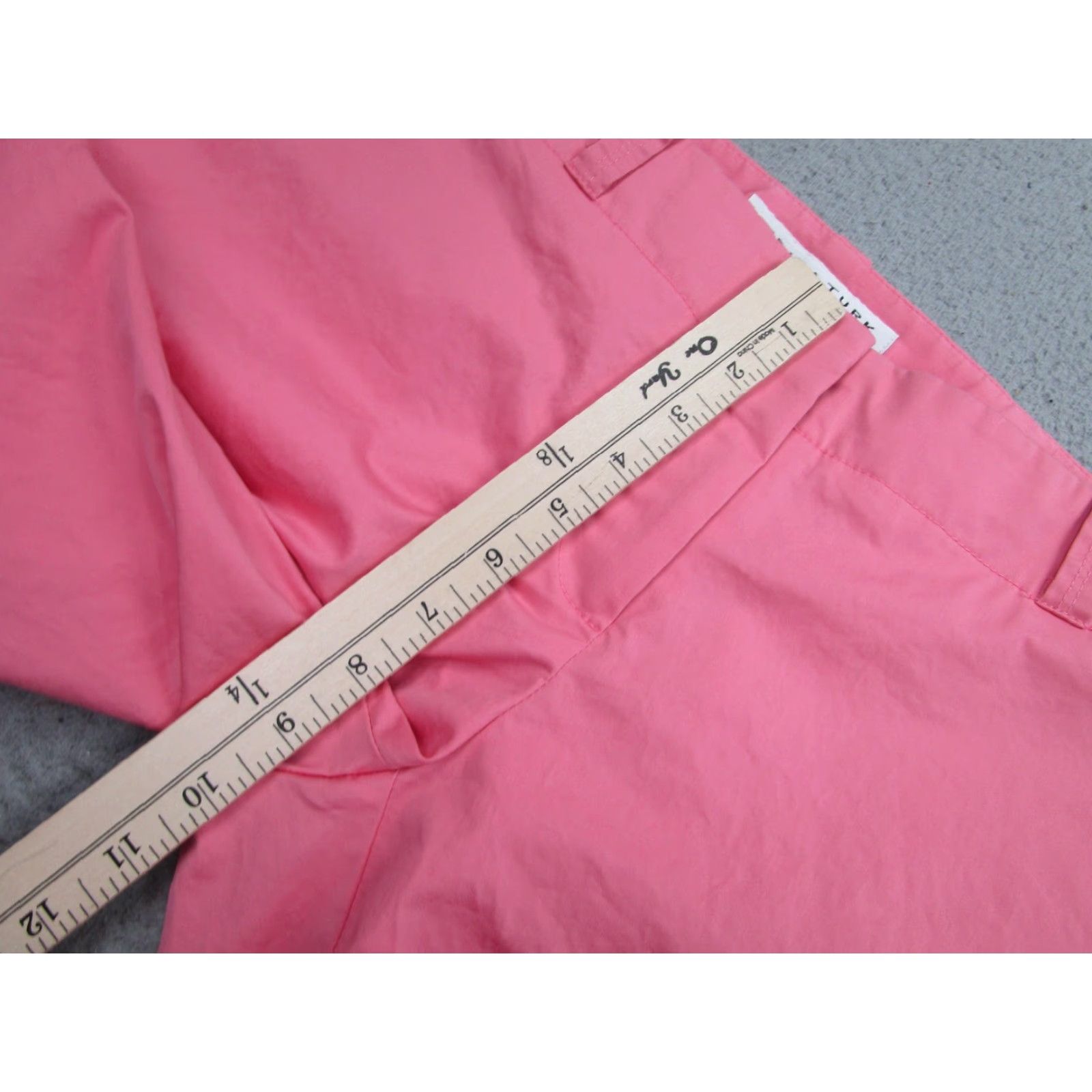 Trina Turk Trina Turk Pants Womens 12 Pink Cropped Capri Ribbon Tie Hem Casual Made USA Size 34" / US 12 / IT 48 - 6 Thumbnail