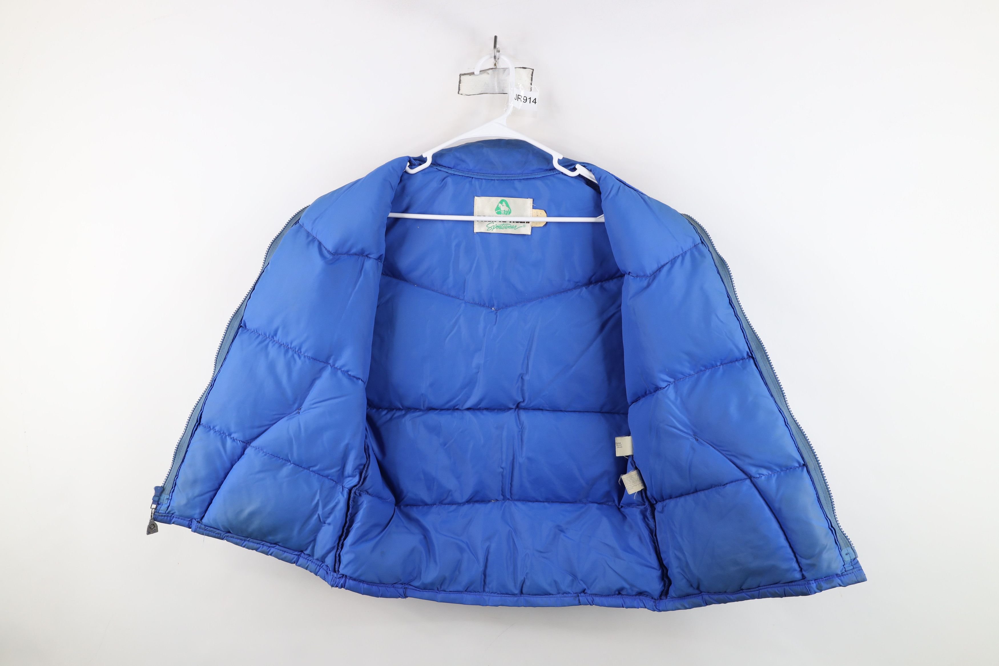 Vintage Vintage 70s Streetwear Duck Down Puffer Vest Jacket Blue Size US M / EU 48-50 / 2 - 12 Thumbnail