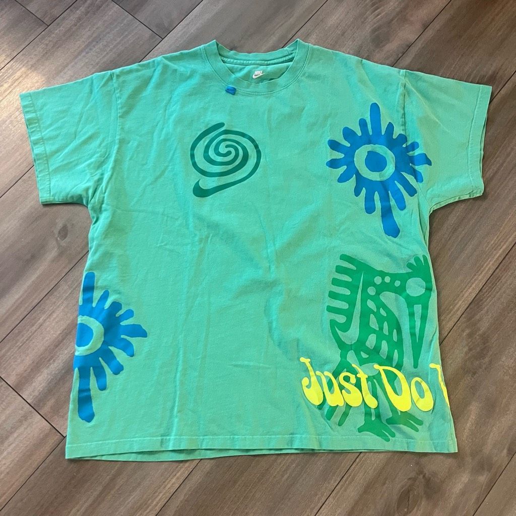 Nike Nike Green Athletic Casual Tshirt Men XL Bin E-210 Size US XL / EU 56 / 4 - 1 Thumbnail