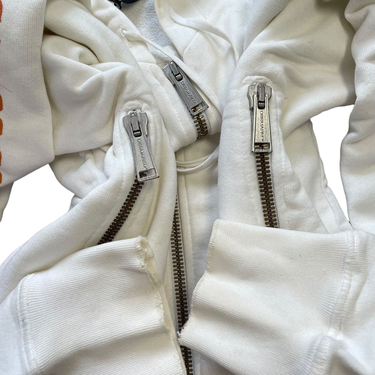 Dsquared2 × Vintage VINTAGE 2005 DSQUARED2 SUMMER FUCKING STONER ZIPPER HOODIE Size S / US 4 / IT 40 - 6 Thumbnail