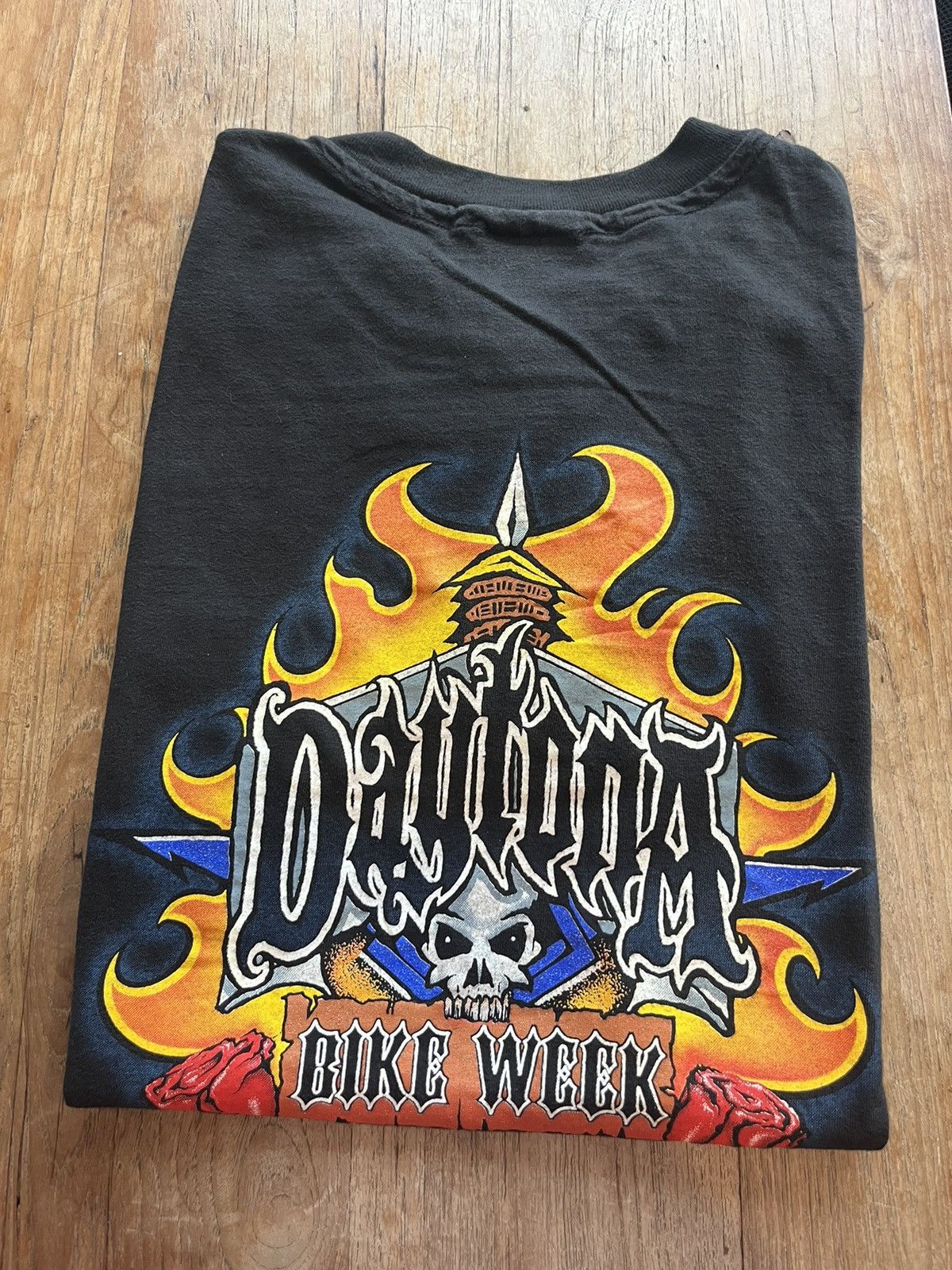 Vintage Vintage Daytona Bike Week 1996’s pocket T-shirt Size US M / EU 48-50 / 2 - 1 Thumbnail