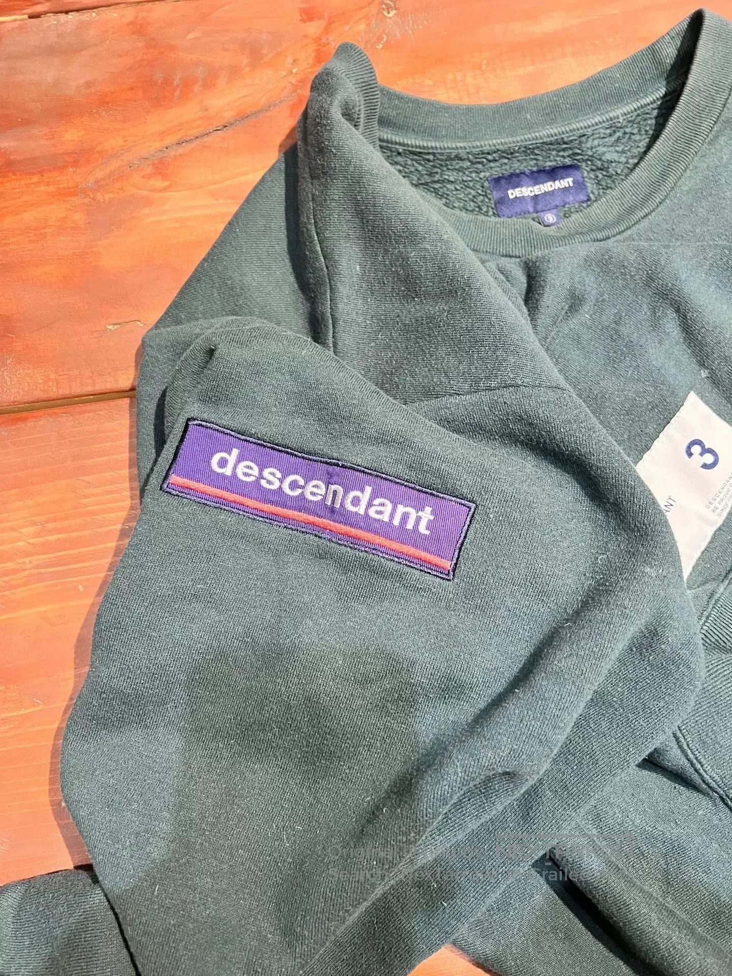 Descendant black DCDT Descendant embroidered sweatshirt. Size US M / EU 48-50 / 2 - 5 Thumbnail