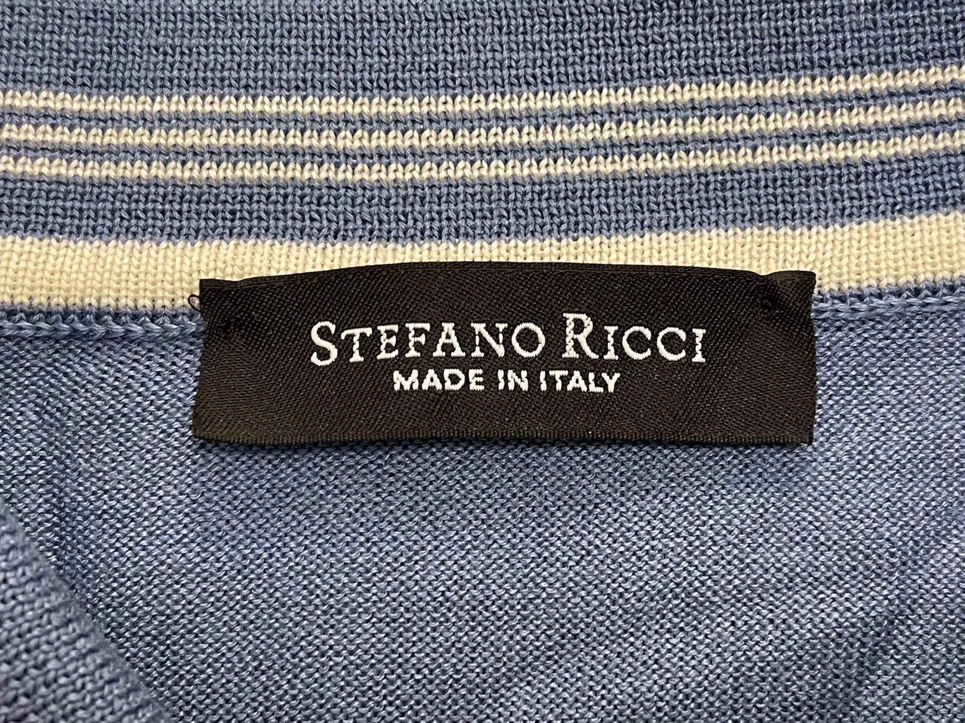 Stefano Ricci Stefano Ricci Basic Polo Shirt Blue XXL 9/10 Size US XL / EU 56 / 4 - 3 Thumbnail