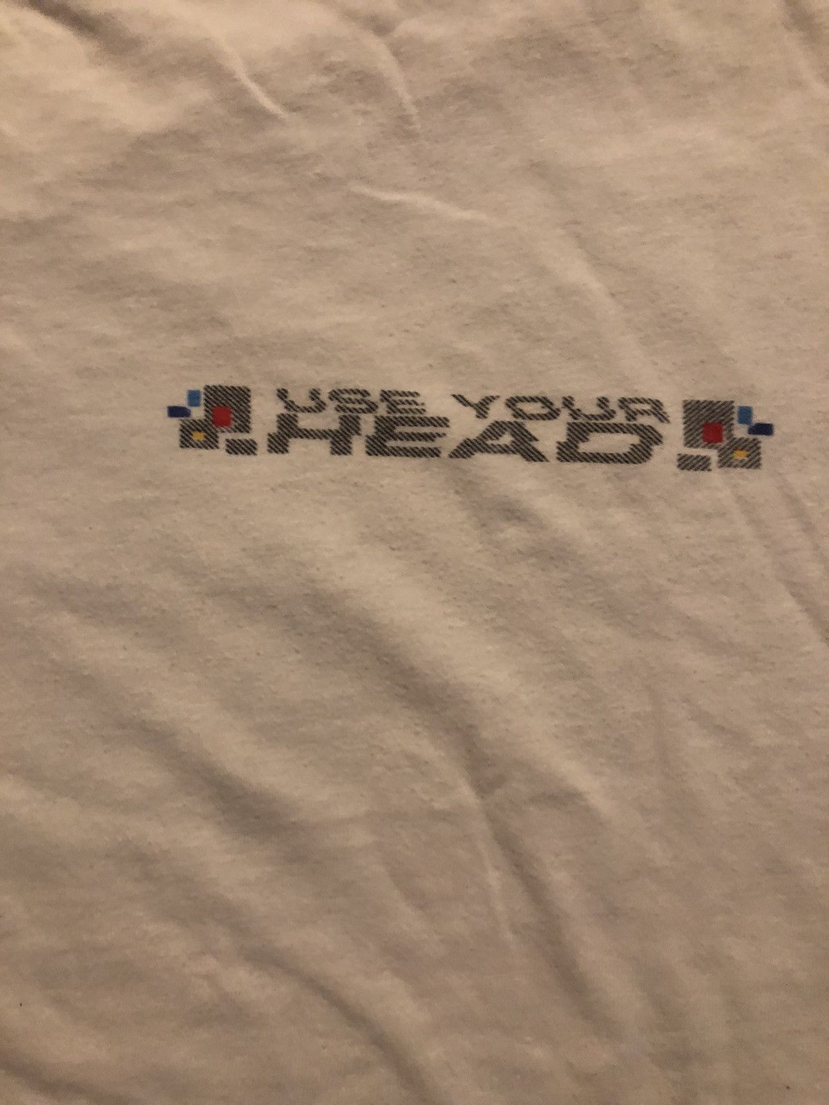 Vintage Vintage 90s “Use Your Head” T Shirt S/XL Size US XL / EU 56 / 4 - 4 Thumbnail