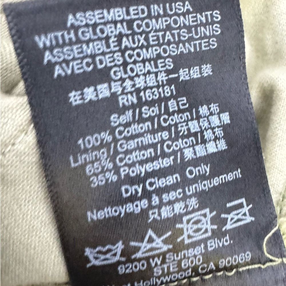 Rhude Rhude Spray Cargo Pants Khaki Beige Men’s Size Medium Size US 32 / EU 48 - 7 Thumbnail