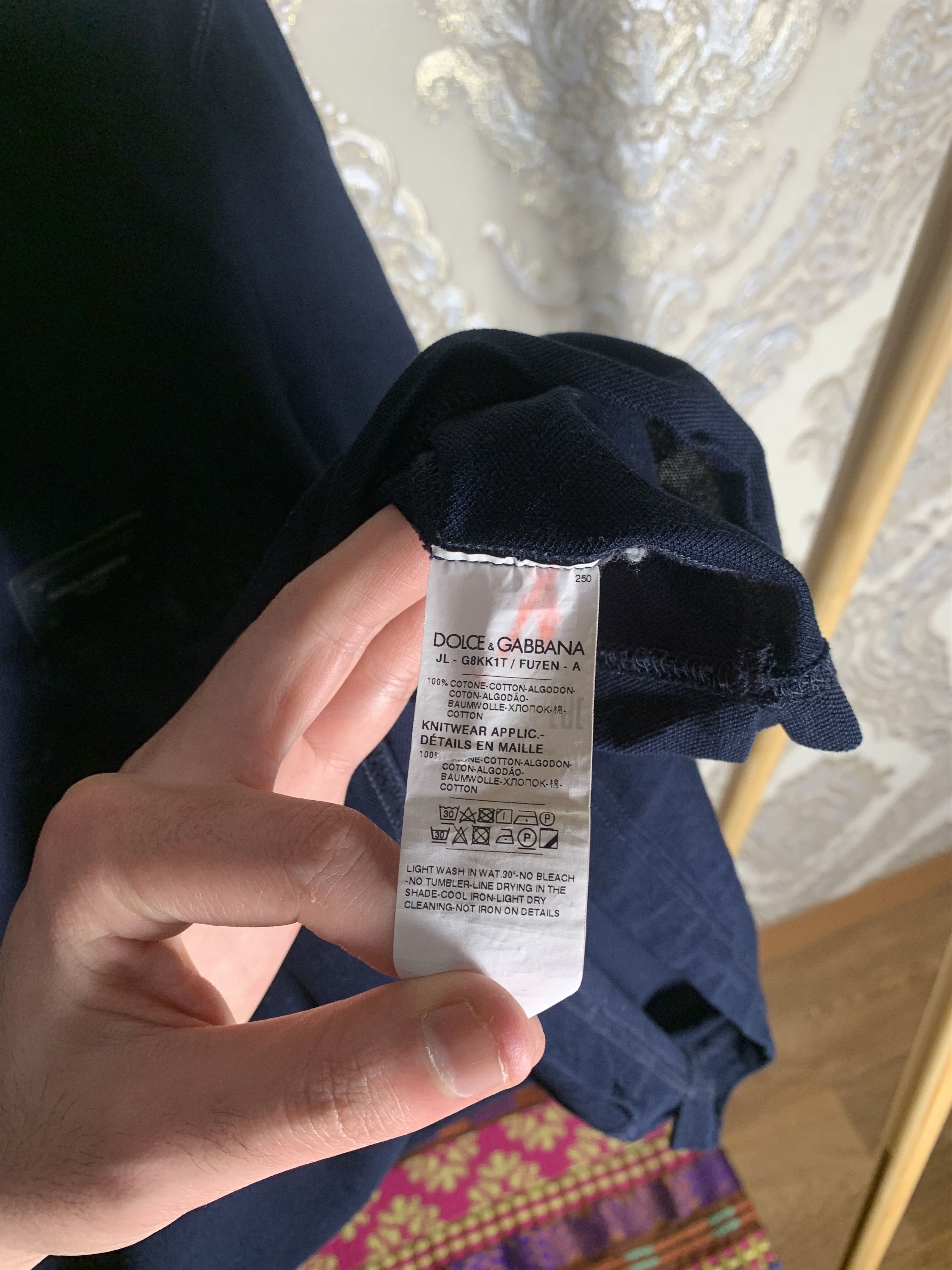 Dolce & Gabbana VINTAGE DOLCE & GABBANA CLASSIC ITALIAN DESIGNER CASUAL POLO Size US L / EU 52-54 / 3 - 4 Thumbnail