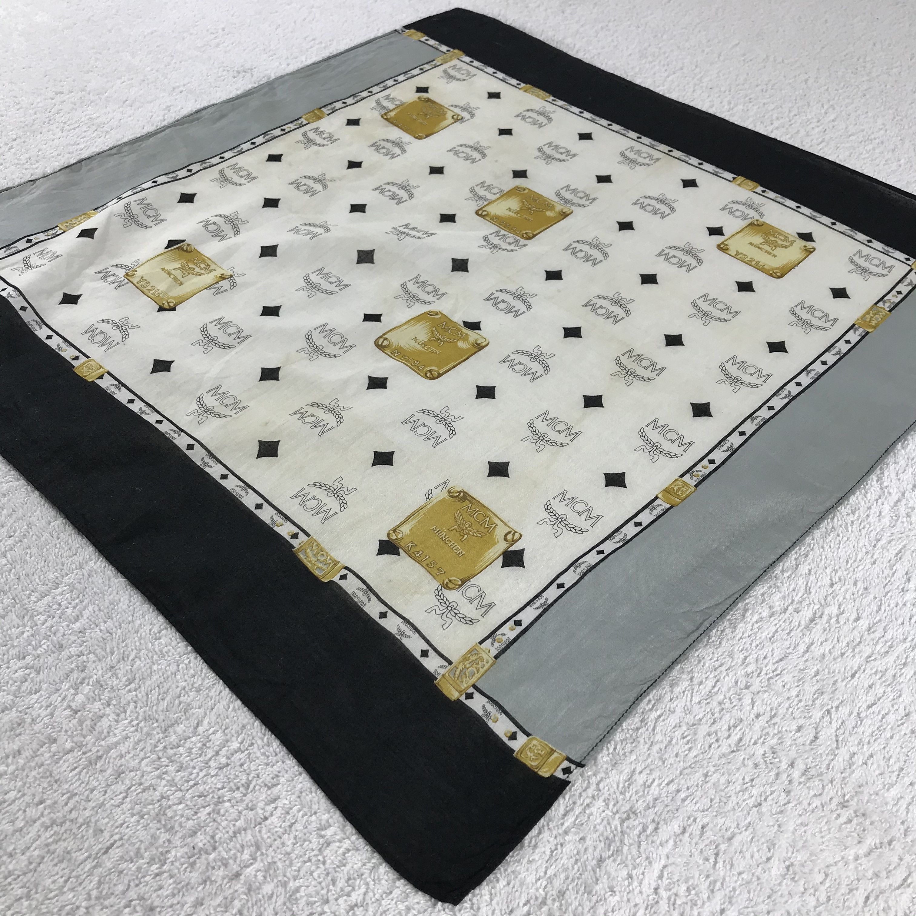 MCM × Vintage MCM Neckerchief / Bandana / Handkerchief Size ONE SIZE - 4 Thumbnail