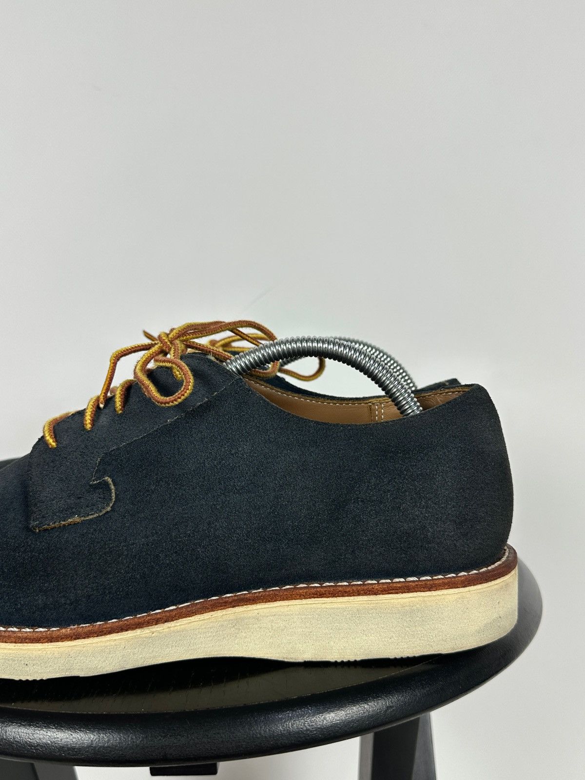 Red Wing Red Wing Postman Navy Blue Suede Oxford Shoes Size US 9 / EU 42 - 15 Thumbnail