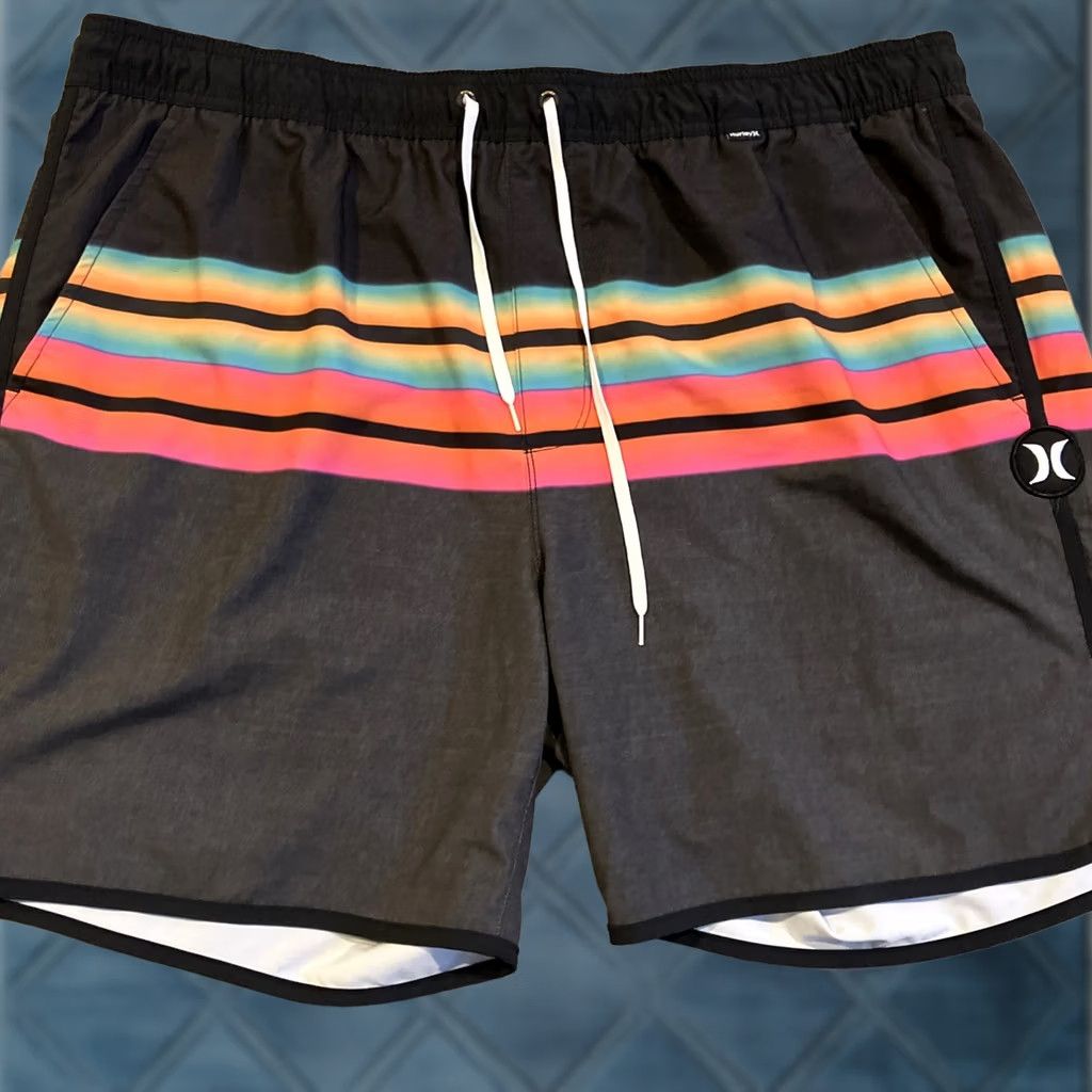 Hurley Hurley Board Shorts Bathing Suit Men's XXL Unlined Pockets Awesome Size US 39 - 1 Thumbnail