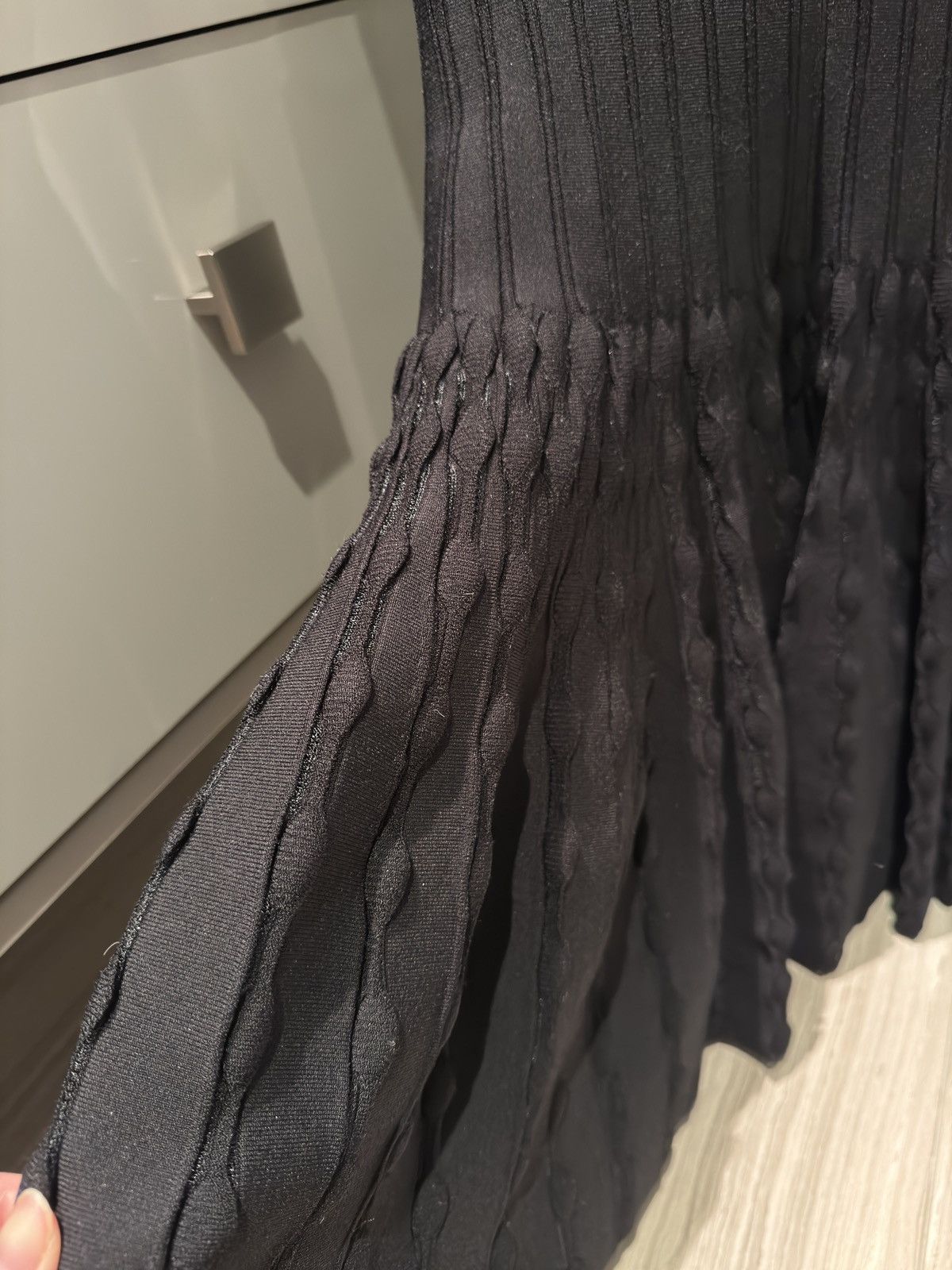 Alaia Alaïa Classic Black A-Line Dress Size S / US 4 / IT 40 - 6 Thumbnail