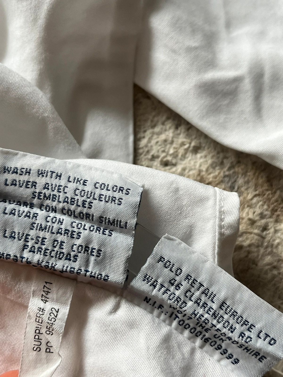 Polo Ralph Lauren Polo Ralph Lauren Small Pony Sz XL White Shirt Size US XL / EU 56 / 4 - 12 Thumbnail