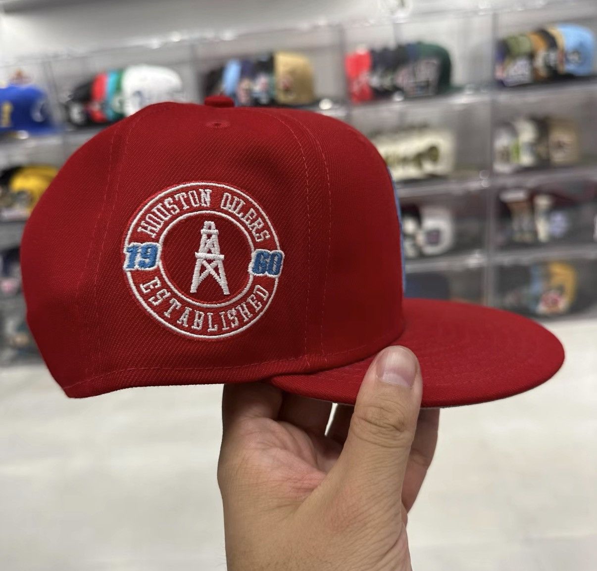 New Era New Era Houston Oilers 1960 Baseball Cap J32 Size ONE SIZE - 3 Thumbnail