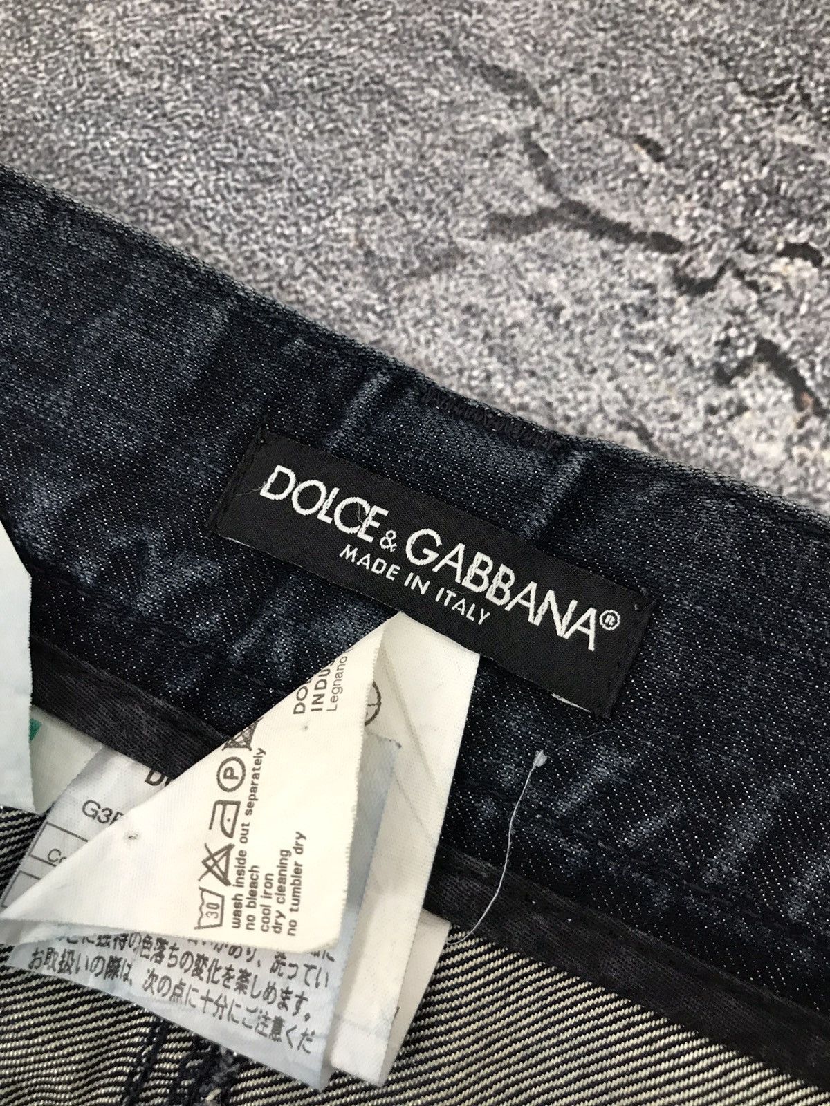 Dolce & Gabbana Dolce & Gabbana D&G Blue Striped Skinny,Wide Bottom Jeans Size 36" / US 14 / IT 50 - 12 Thumbnail