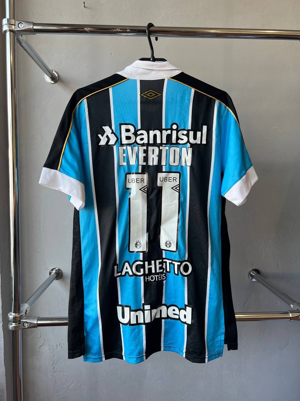 Umbro 2019 GREMIO #11 EVERTON HOME SOCCER FOOTBALL JERSEY SHIRT L Size US L / EU 52-54 / 3 - 3 Thumbnail