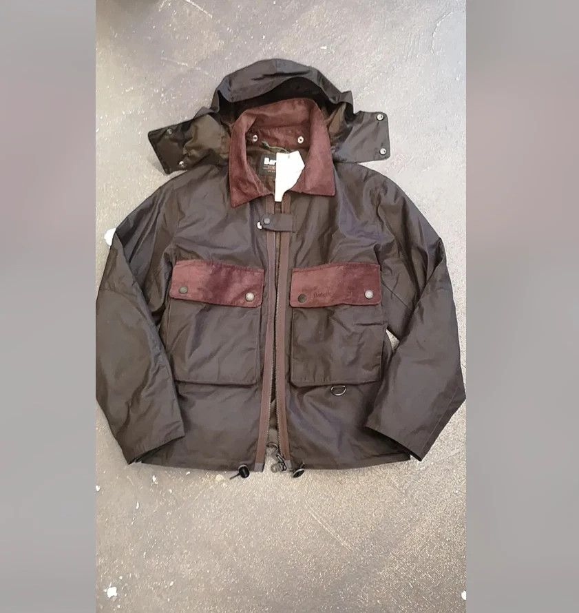 Barbour sz XL ~ Barbour RE-ENGINEERED SPEY WAX JACKET Size US XL / EU 56 / 4 - 2 Thumbnail