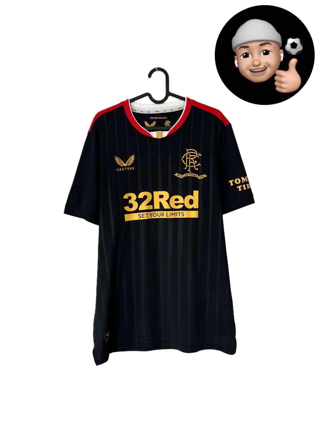 Castore 2021 2022 Rangers Glasgow Away Kit Castore Soccer Jersey Tee Size US L / EU 52-54 / 3 - 1 Thumbnail