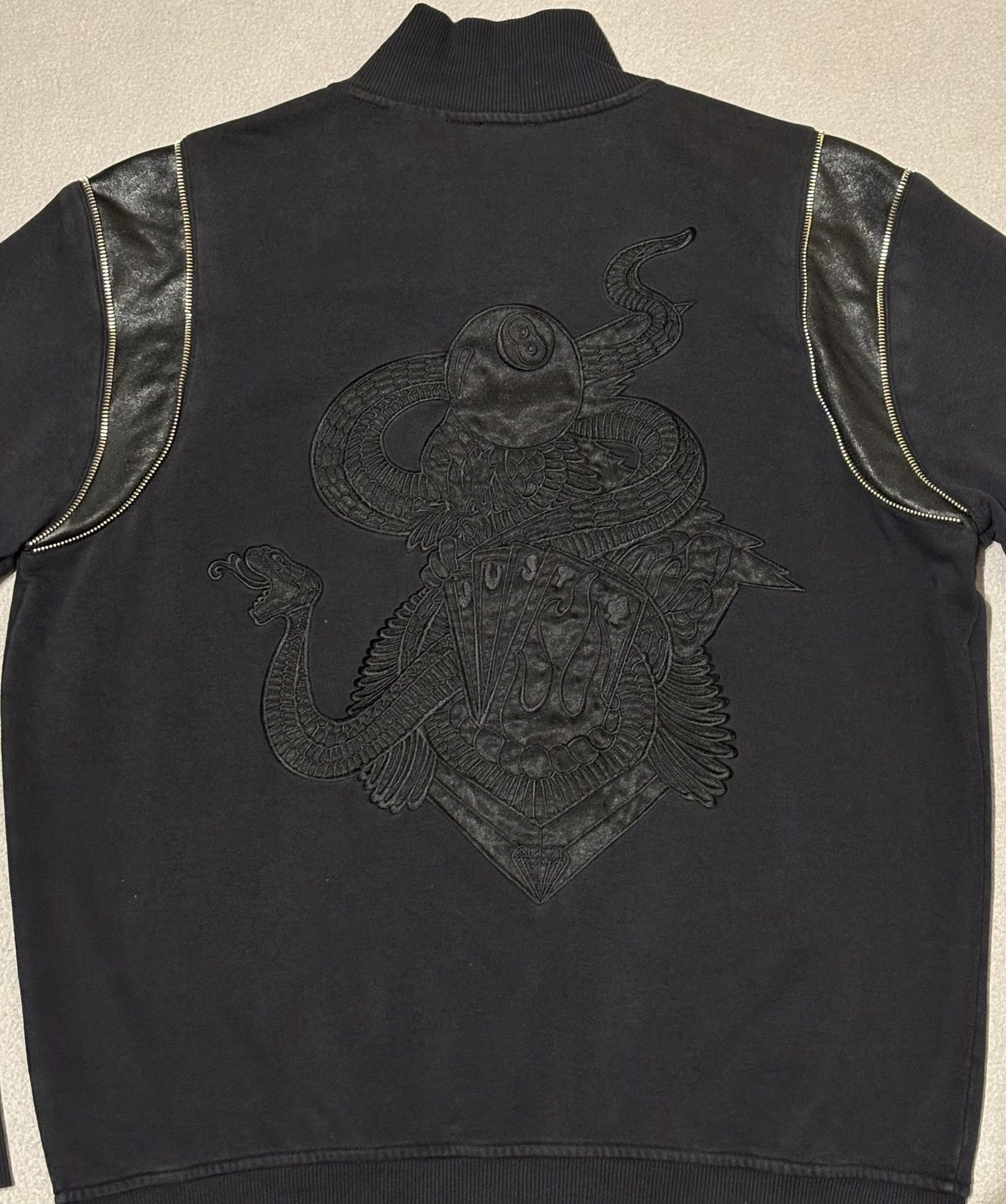 Just Cavalli Just Cavalli Snake Bomber Black Jacket size. XL Size US XL / EU 56 / 4 - 11 Thumbnail
