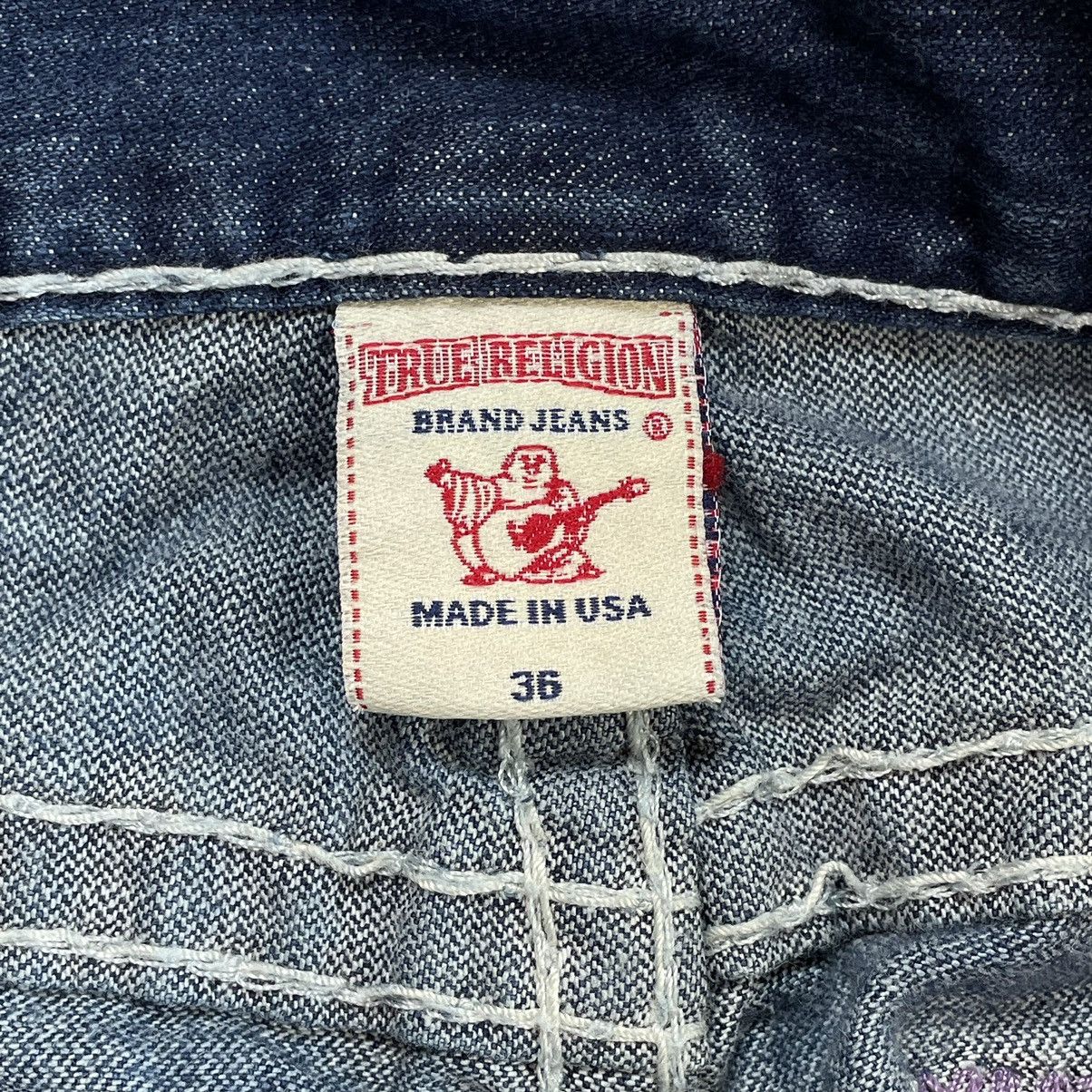 Japanese Brand × True Religion True Religion Baggy Y2K Distressed Chief Keef Wide Jeans Size US 36 / EU 52 - 21 Thumbnail