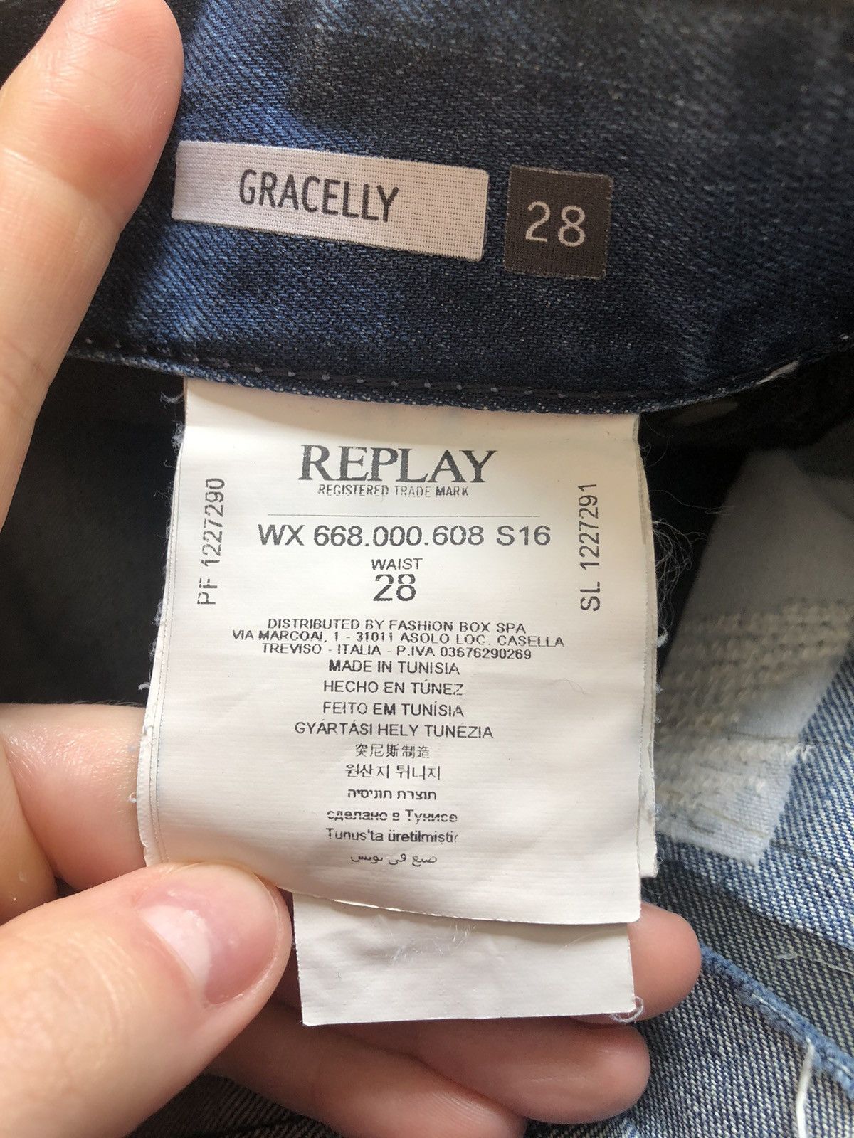 Replay REPLAY GRACELLY VINTAGE DENIM SHORTS Size US 34 / EU 50 - 5 Thumbnail
