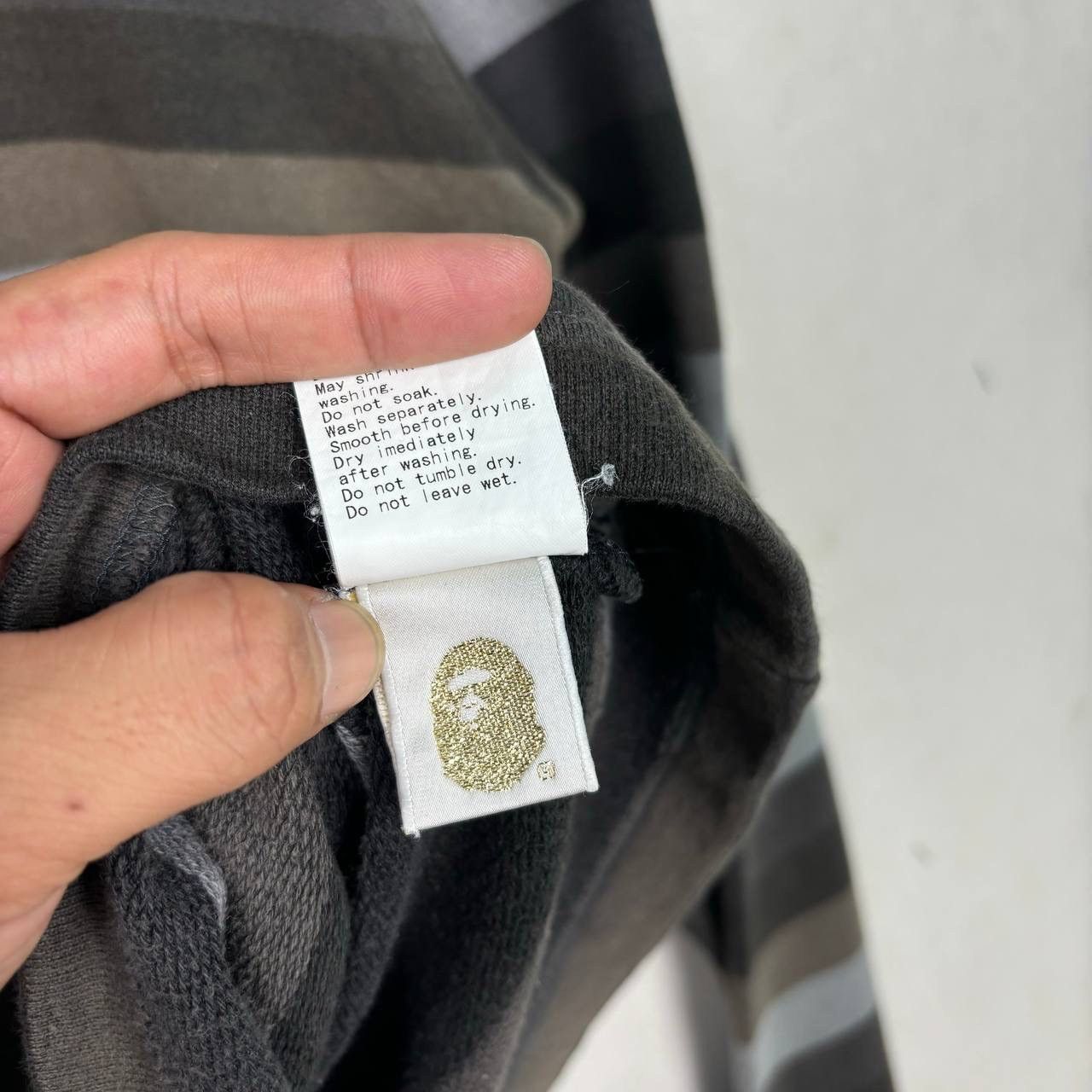 Bape Vtg BAPE 90s Striped Long Sleeve M Made in Japan Archival Size US M / EU 48-50 / 2 - 9 Thumbnail