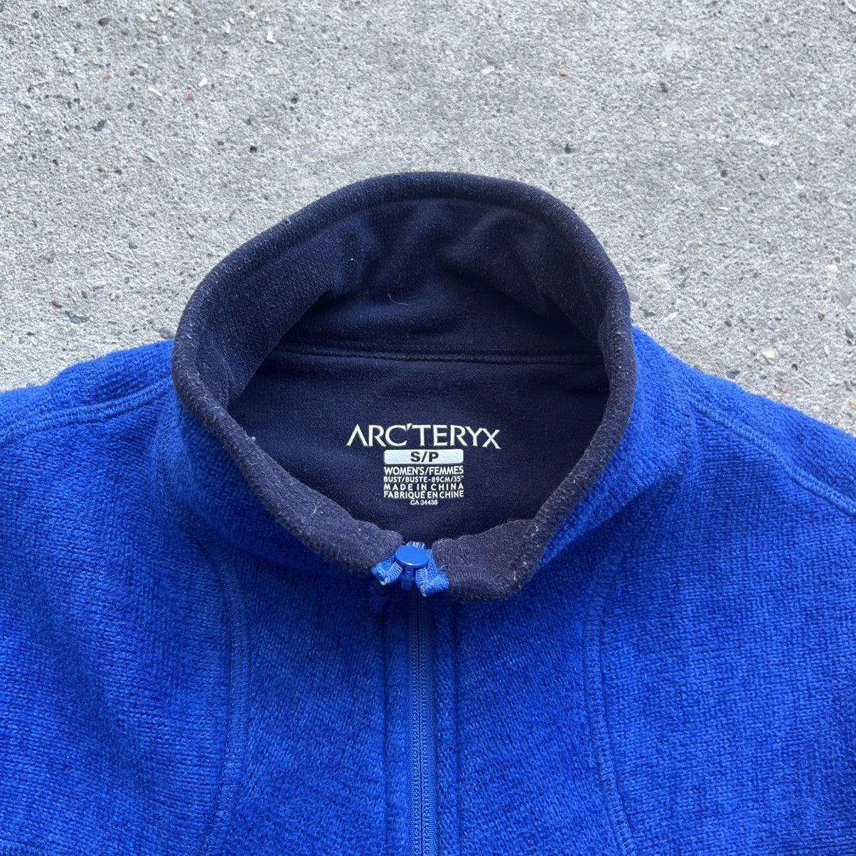 Arc'teryx × Vintage Arcteryx outdoor vintage zip-up fleece blue Size S / US 4 / IT 40 - 3 Thumbnail