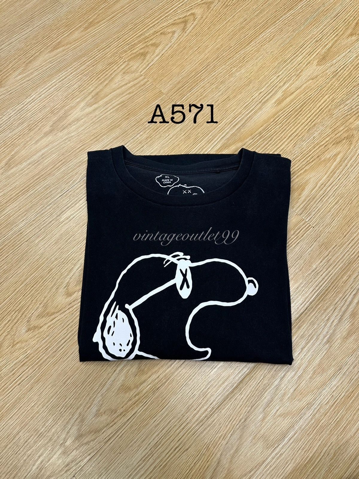 Kaws × Peanuts × Uniqlo Peanuts Joe Kaws Tshirt A571 Size US M / EU 48-50 / 2 - 11 Thumbnail