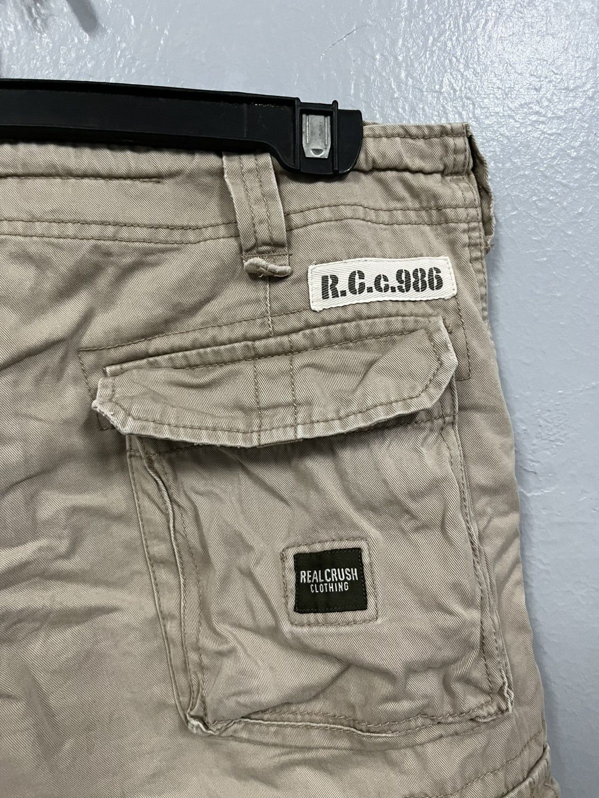 Japanese Brand Real Crush Clothing cargo shorts pants Size US 33 - 4 Thumbnail