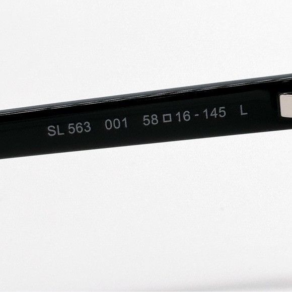Saint Laurent Paris NEW SAINT LAURENT SL563 001 CAT EYE BLACK WOMEN SL 563 SUNGL Size ONE SIZE - 10 Thumbnail