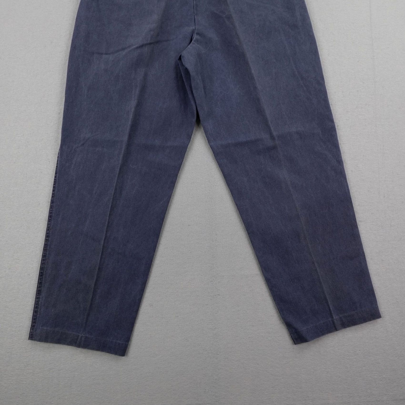 The Territory Ahead VINTAGE Territory Ahead Pants Medium Blue Relaxed Fit Pleated Baggy Trousers Men Size US 31 - 6 Thumbnail