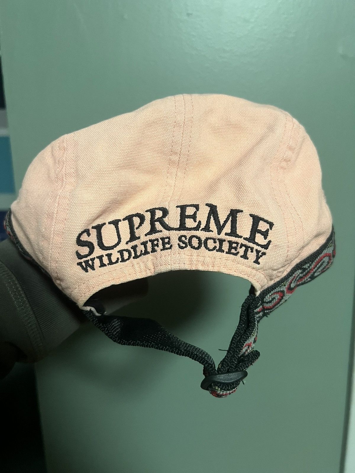 Supreme Supreme Wildlife Taping Camp Cap Pink Size ONE SIZE - 2 Thumbnail