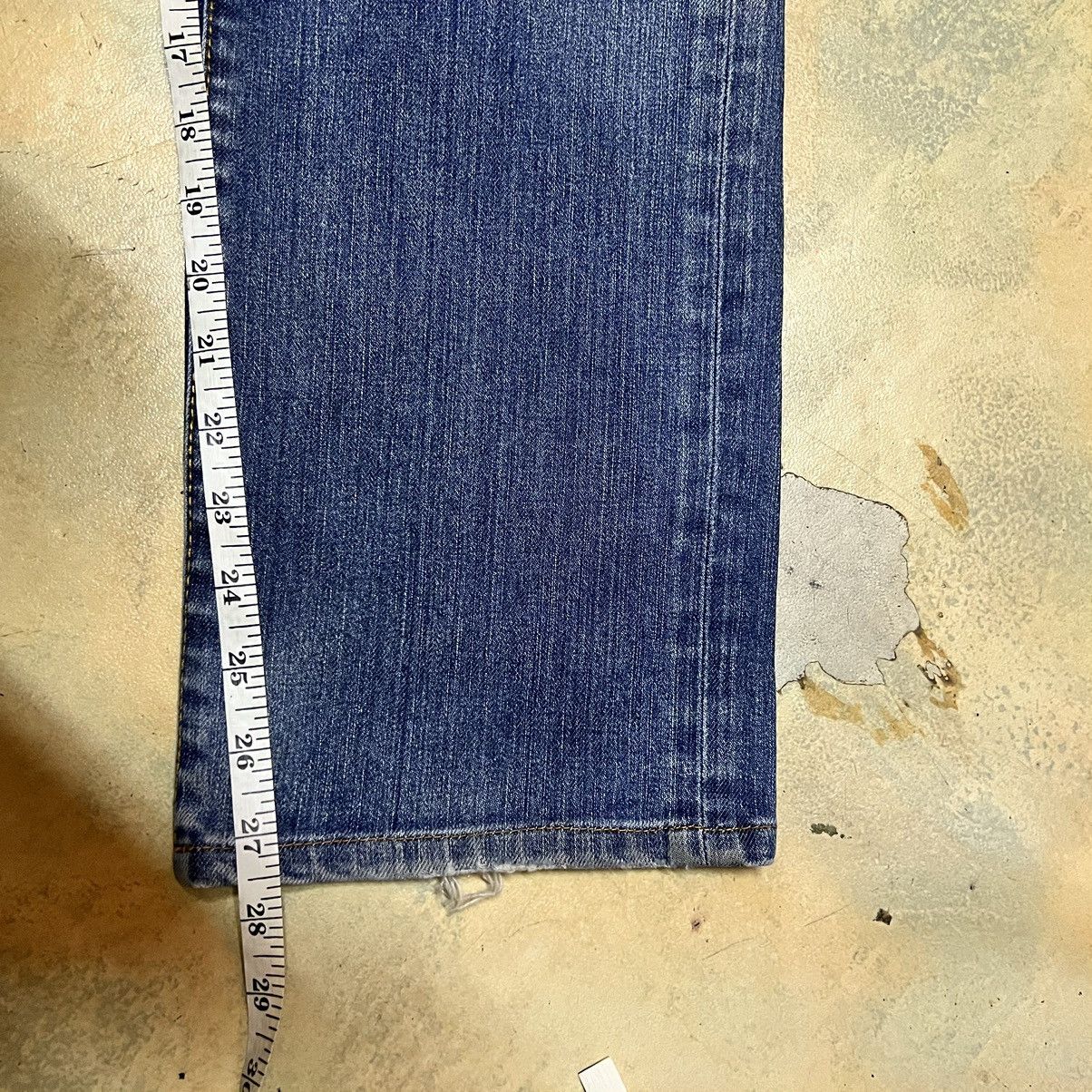Japanese Brand Vintage Bobson Distressed Blue Denim Jeans Size US 34 / EU 50 - 14 Thumbnail