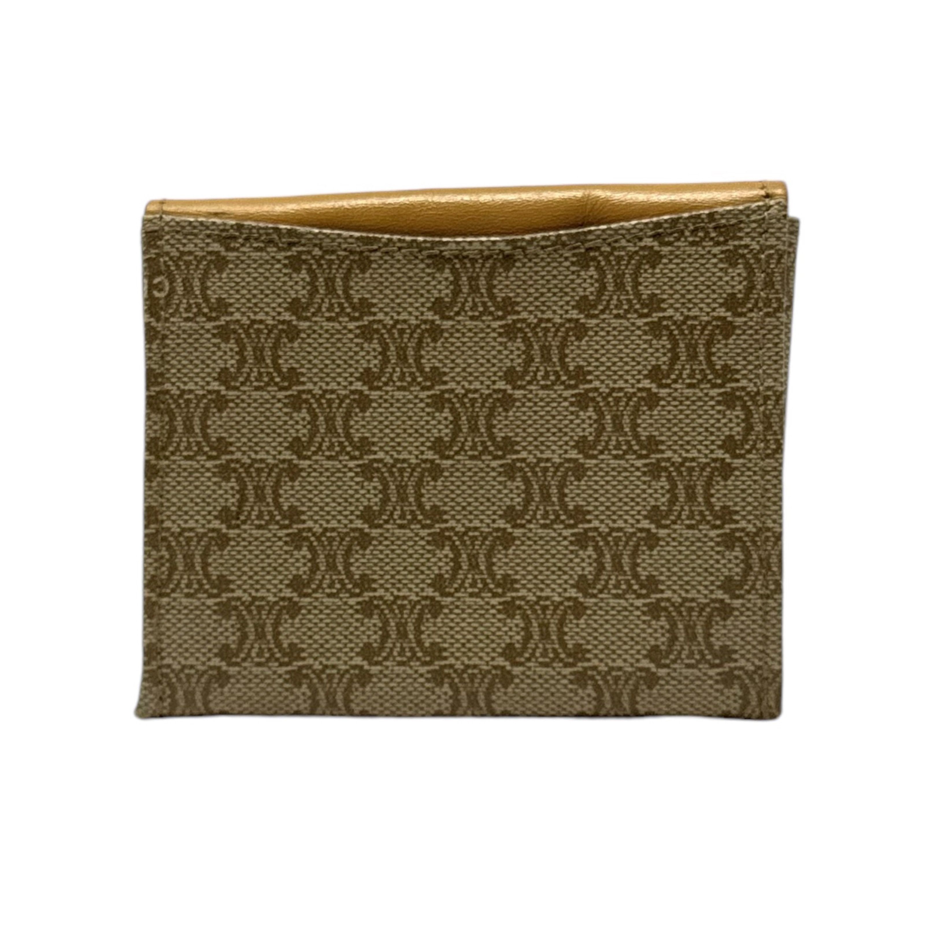 Celine Celine Macadam Leather Coin Pouch Size ONE SIZE - 2 Thumbnail