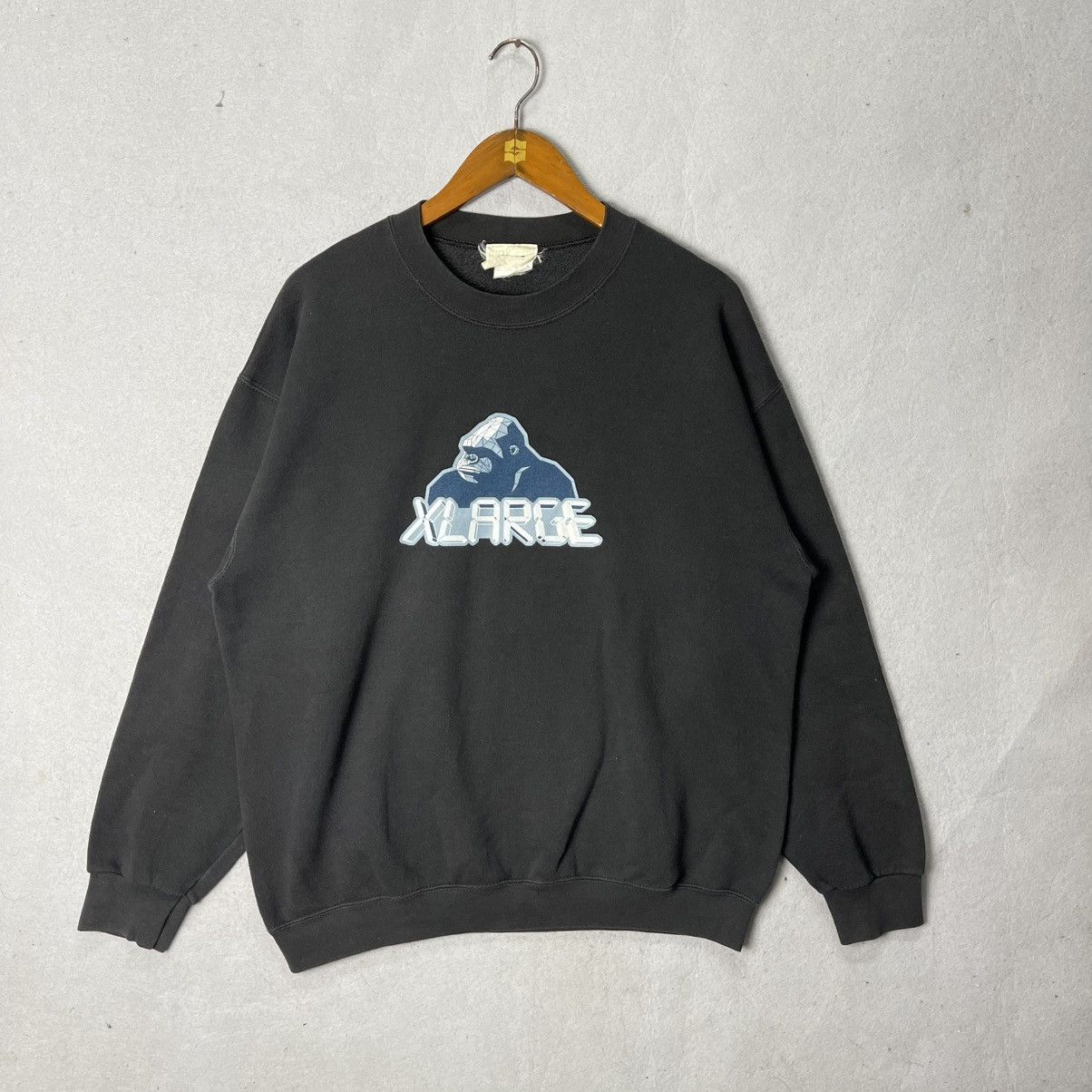 Xlarge Vintage XLARGE Gorilla Logo Crewneck Sweatshirt (90s) Size US L / EU 52-54 / 3 - 1 Thumbnail