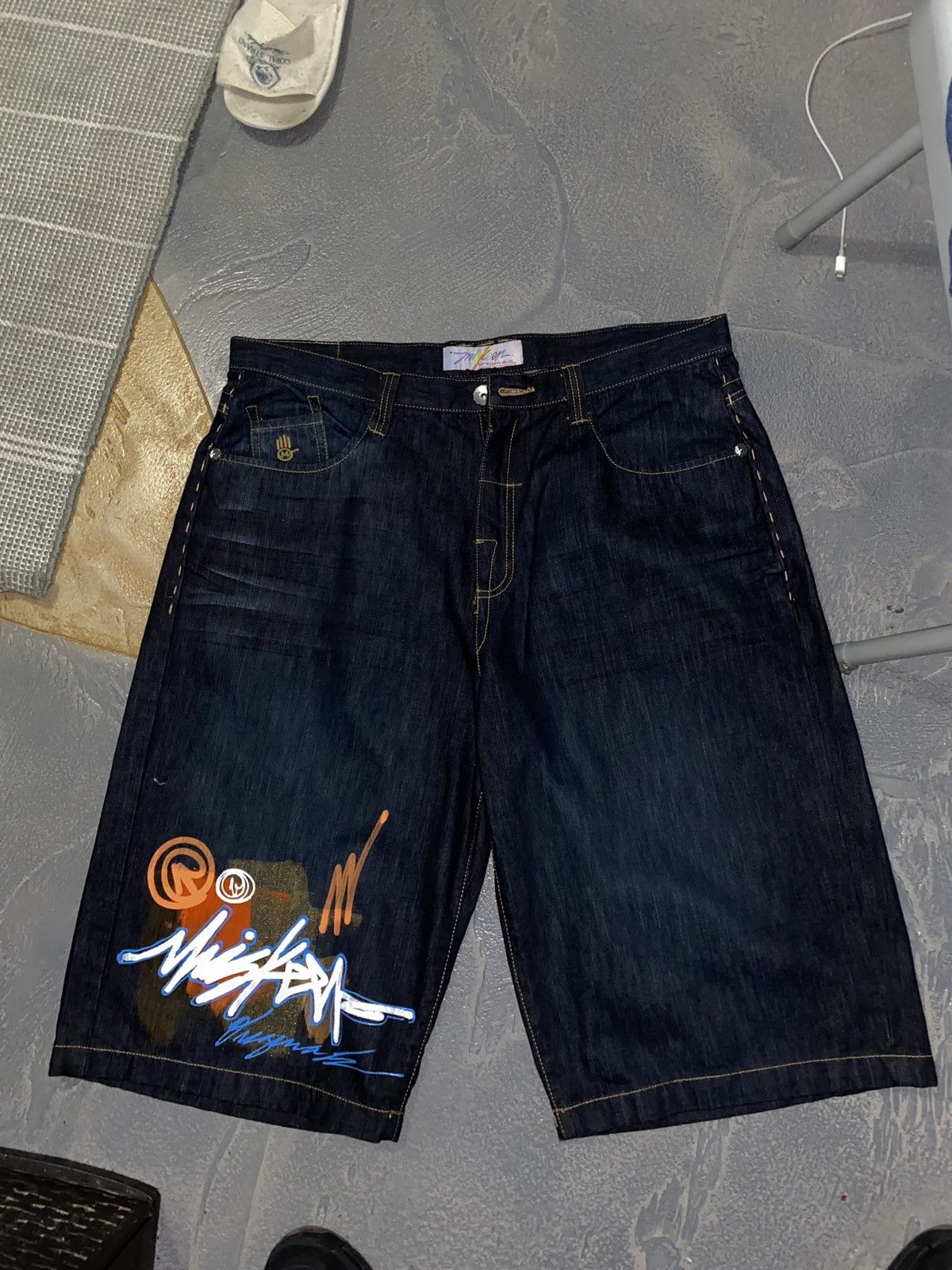 Short Southpole En Jeunesse Taille 12 – Jean Bleu, Style Hip-hop Urbain
