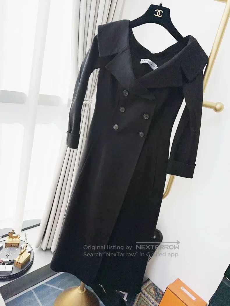 Dior Dior Long wool coat Size XS / US 0-2 / IT 36-38 - 2 Thumbnail