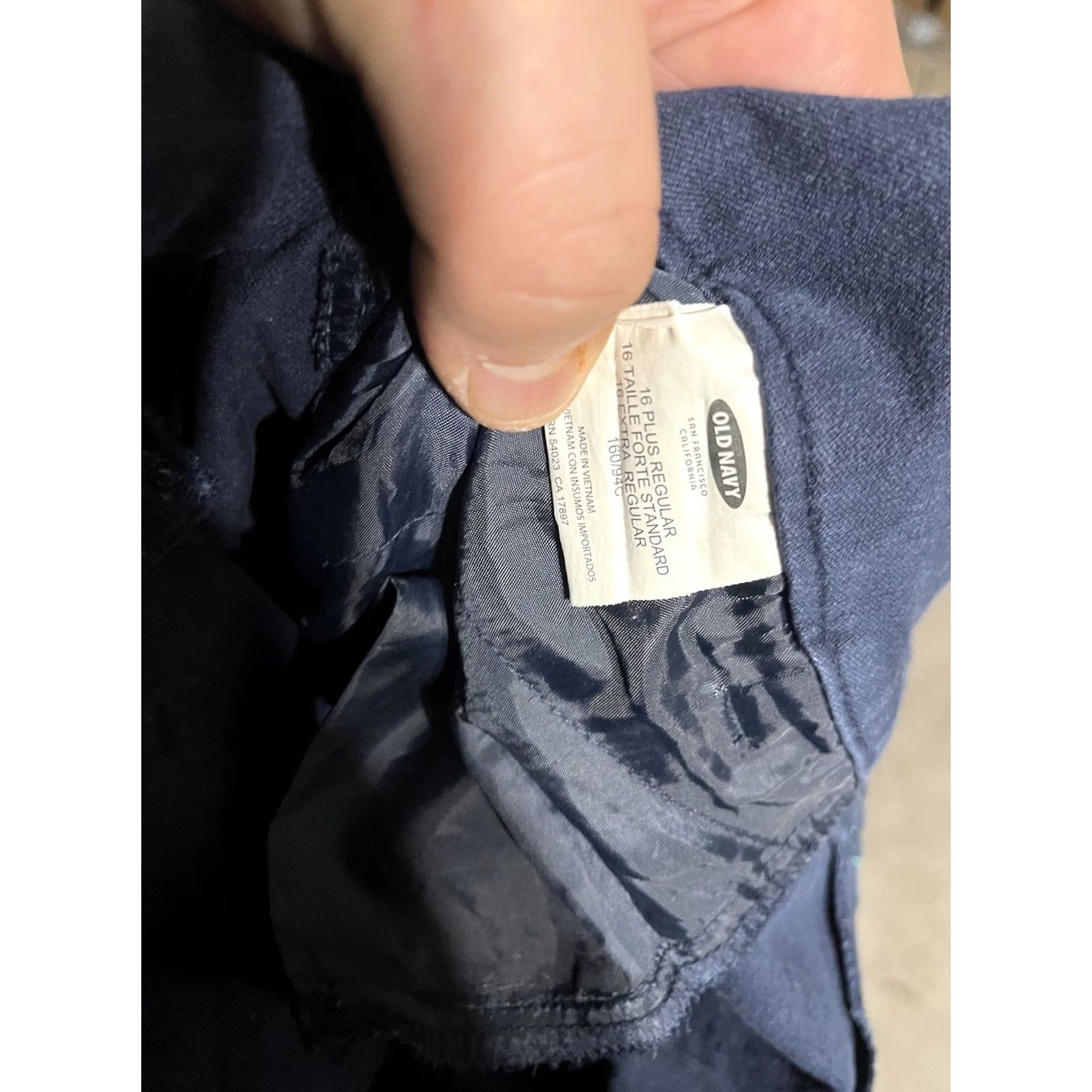 Old Navy Old Navy Pixie Skinny Ankle Pants Women Size 16 Blue Pockets Size 38" / US 16 / IT 52 - 6 Thumbnail