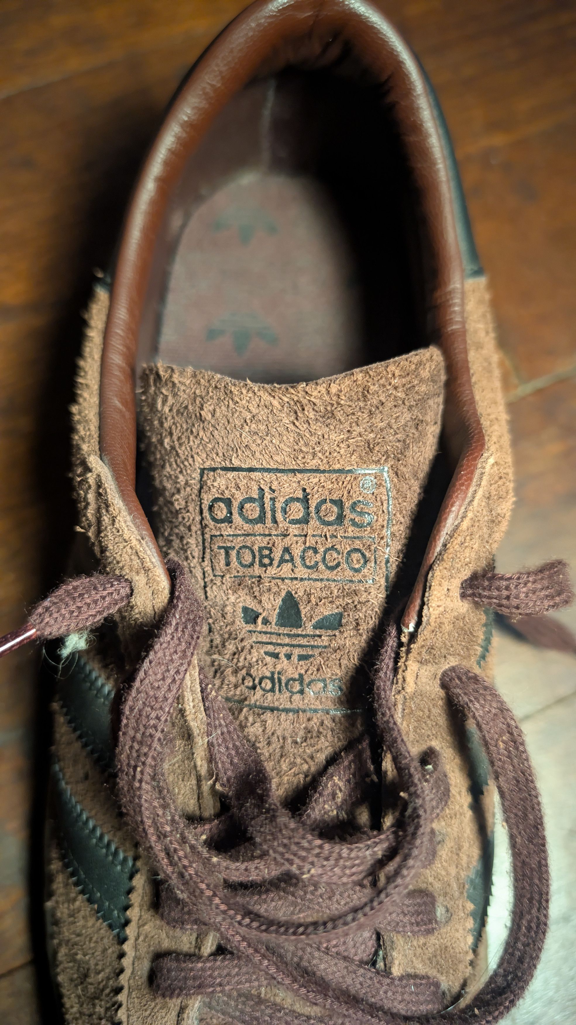 Adidas 2021 Tobacco 'Red Night' Rare Trainers UK 8 Size US 8.5 / EU 41-42 - 7 Thumbnail