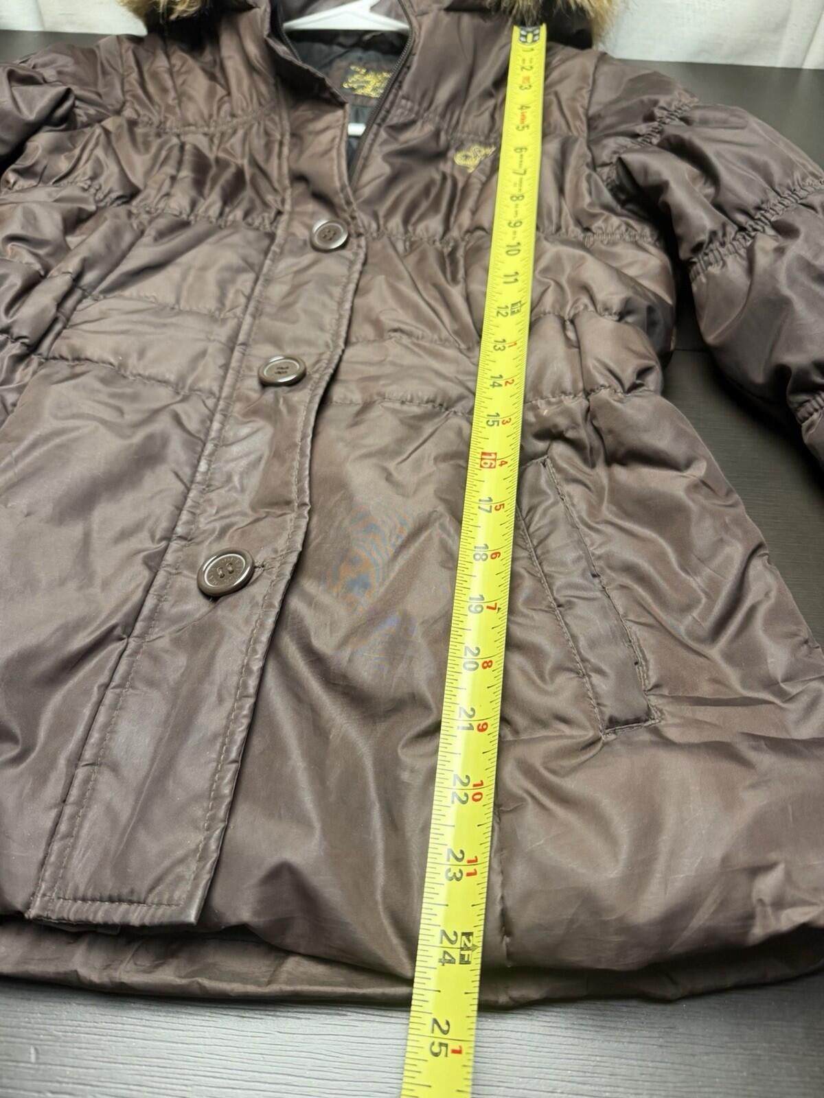 Southpole Vintage Southpole Jacket Womens M Brown Puffer Y2K Read Size XL / US 12-14 / IT 48-50 - 6 Thumbnail