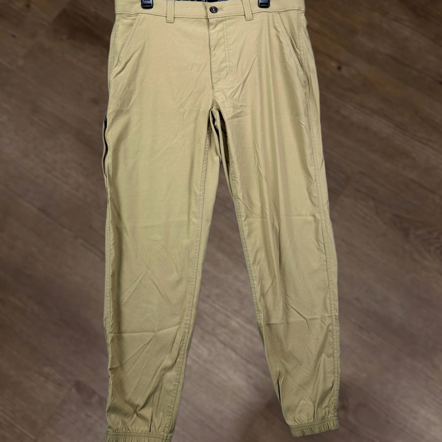 Eddie Bauer Eddie Bauer Men Cargo Hiking Pants 34 Tan Flat Front Straight Leg Jogger Stretch Cargo Hiking Pants Mens 34 Brown Size US 34 / EU 50 - 1 Thumbnail