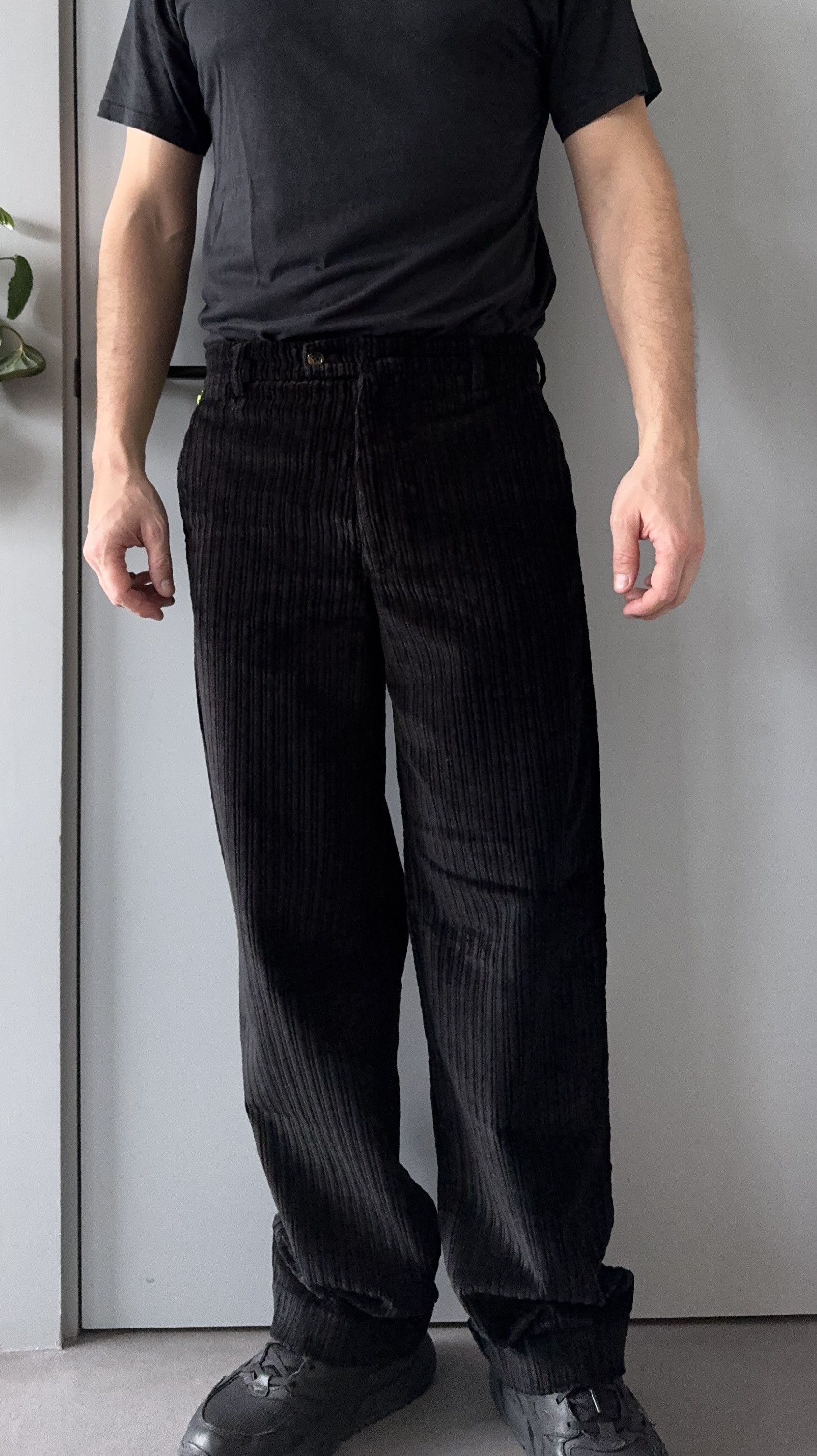 Aries Aries Wide-Leg Cotton Corduroy Trousers Size US 28 / EU 44 - 2 Thumbnail