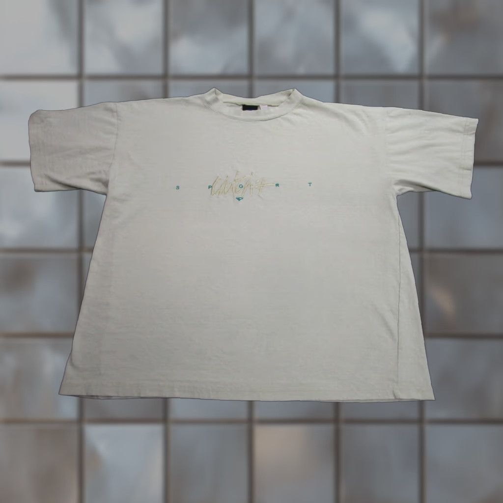 Vintage VINTAGE Catchit Shirt Mens XL Ivory Embroidered Surf Sport 90s Tee Mens XL Vintage Surf Graphic Tee Size US XL / EU 56 / 4 - 1 Thumbnail