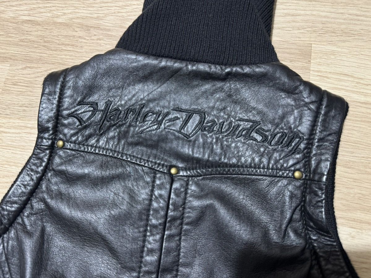 Harley Davidson Harley Davidson Leather vest jacket XS Size XS / US 0-2 / IT 36-38 - 10 Thumbnail