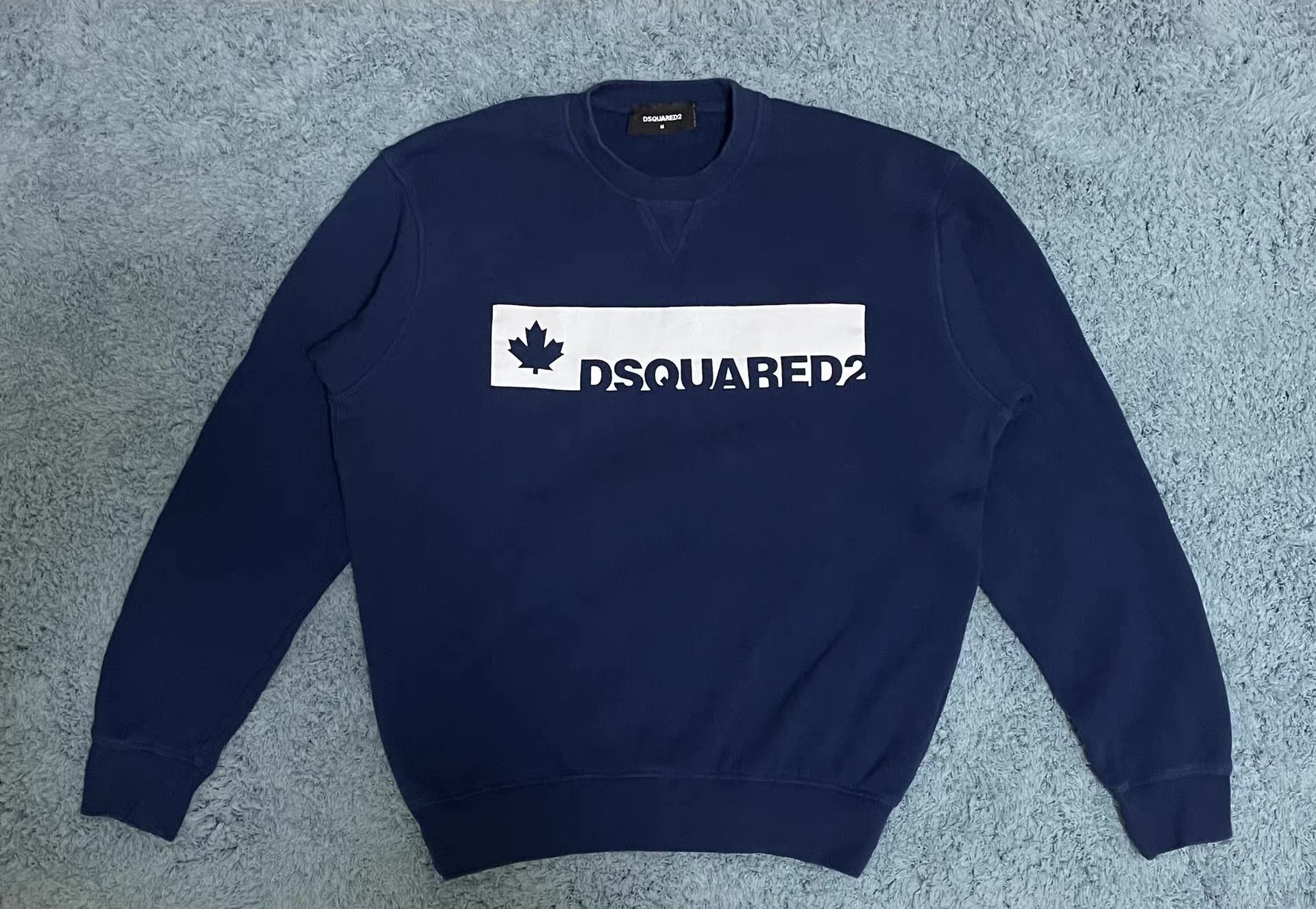 Dsquared2 DSquared2 D2 classic navy blue timeless sweatshirt Size US M / EU 48-50 / 2 - 1 Thumbnail