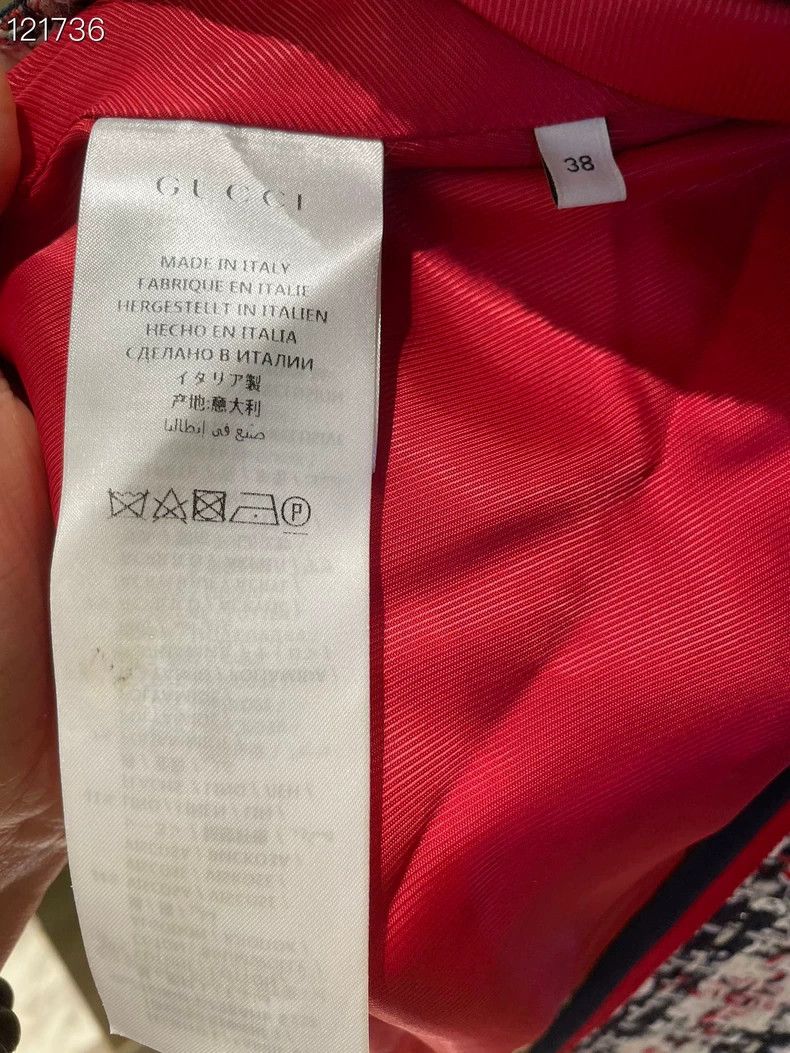 Gucci Gucci Size 38 Color-blocked plaid tweed jacket 2502-Nextar Size US XXS / EU 40 - 4 Thumbnail