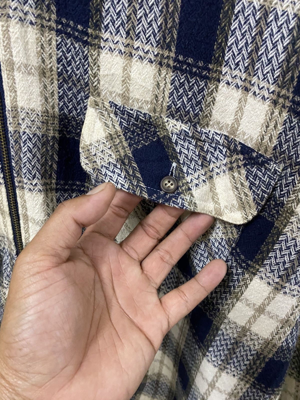 Mr. Junko Vtg Mr Junko Jacket Plaid Flanel Size US L / EU 52-54 / 3 - 13 Thumbnail