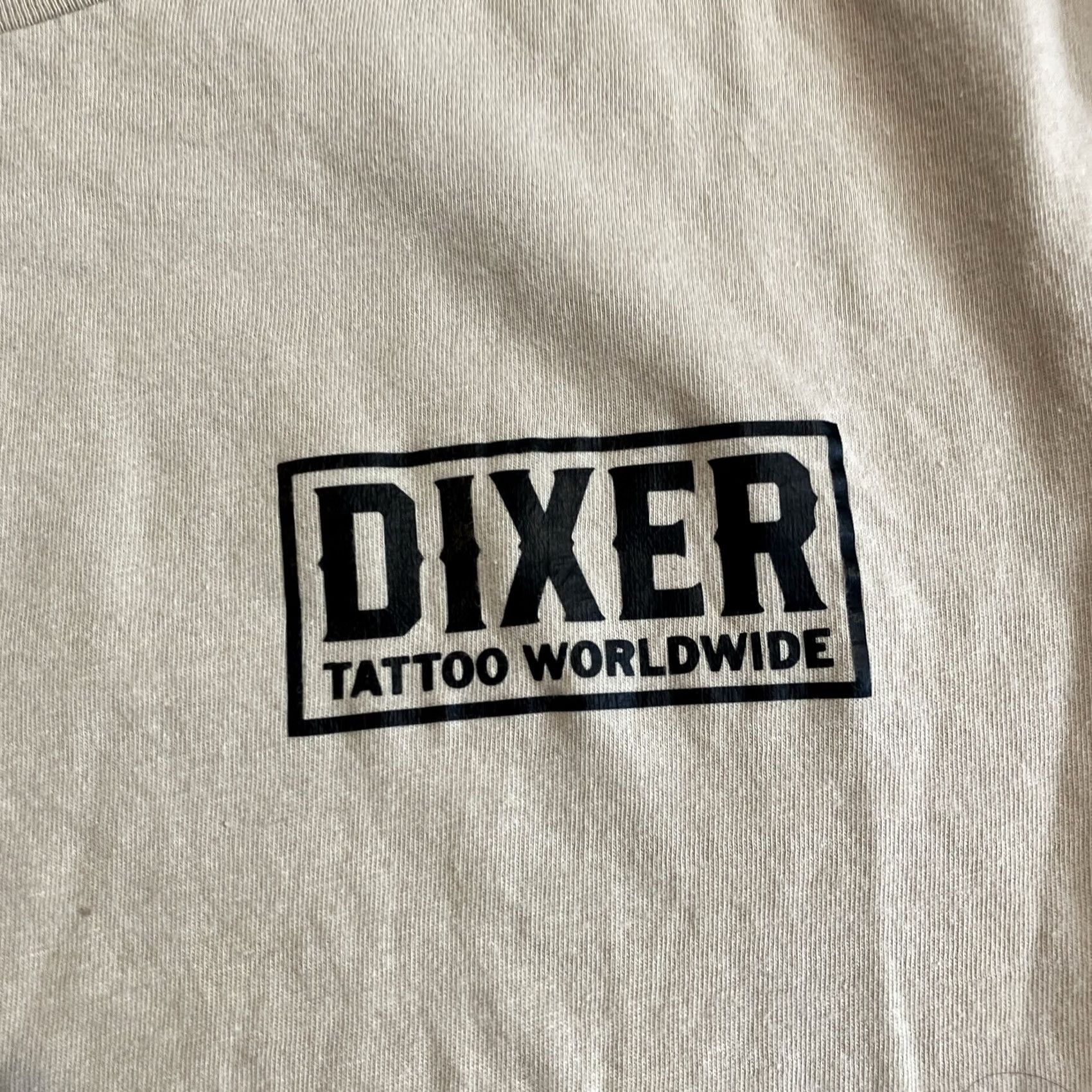 Vintage AWESOME - Dixer Tattoo Worldwide - Sailor Jerry - Double Sided Shirt - Large Beige Size US L / EU 52-54 / 3 - 2 Thumbnail