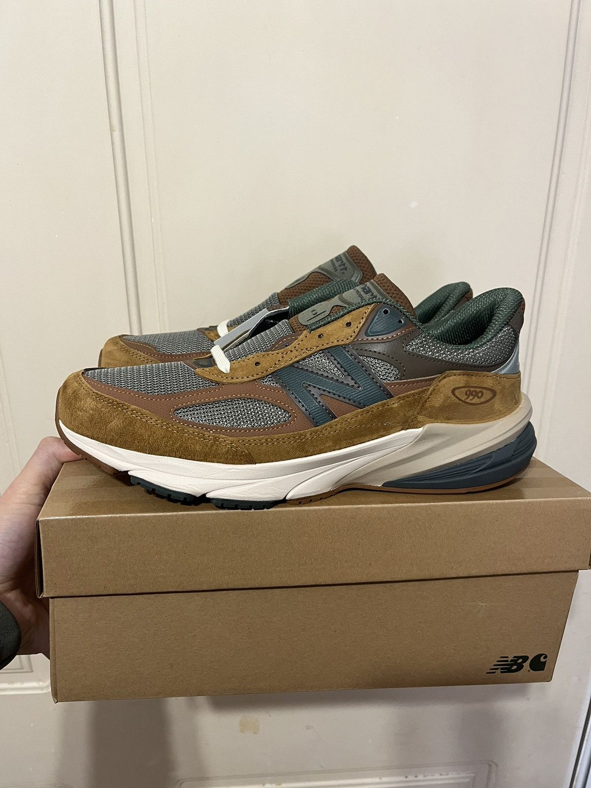 carhartt new balance 990v6 marching dogs