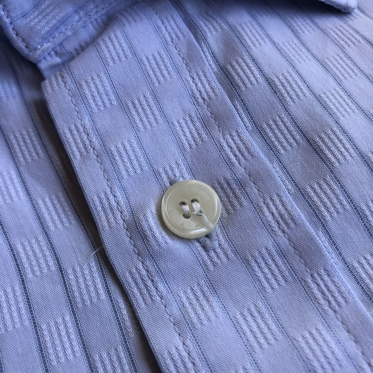 Givenchy 90s Vintage Givenchy Men Stripe Pocket Shirt Blue Luxury Size US XL / EU 56 / 4 - 8 Thumbnail