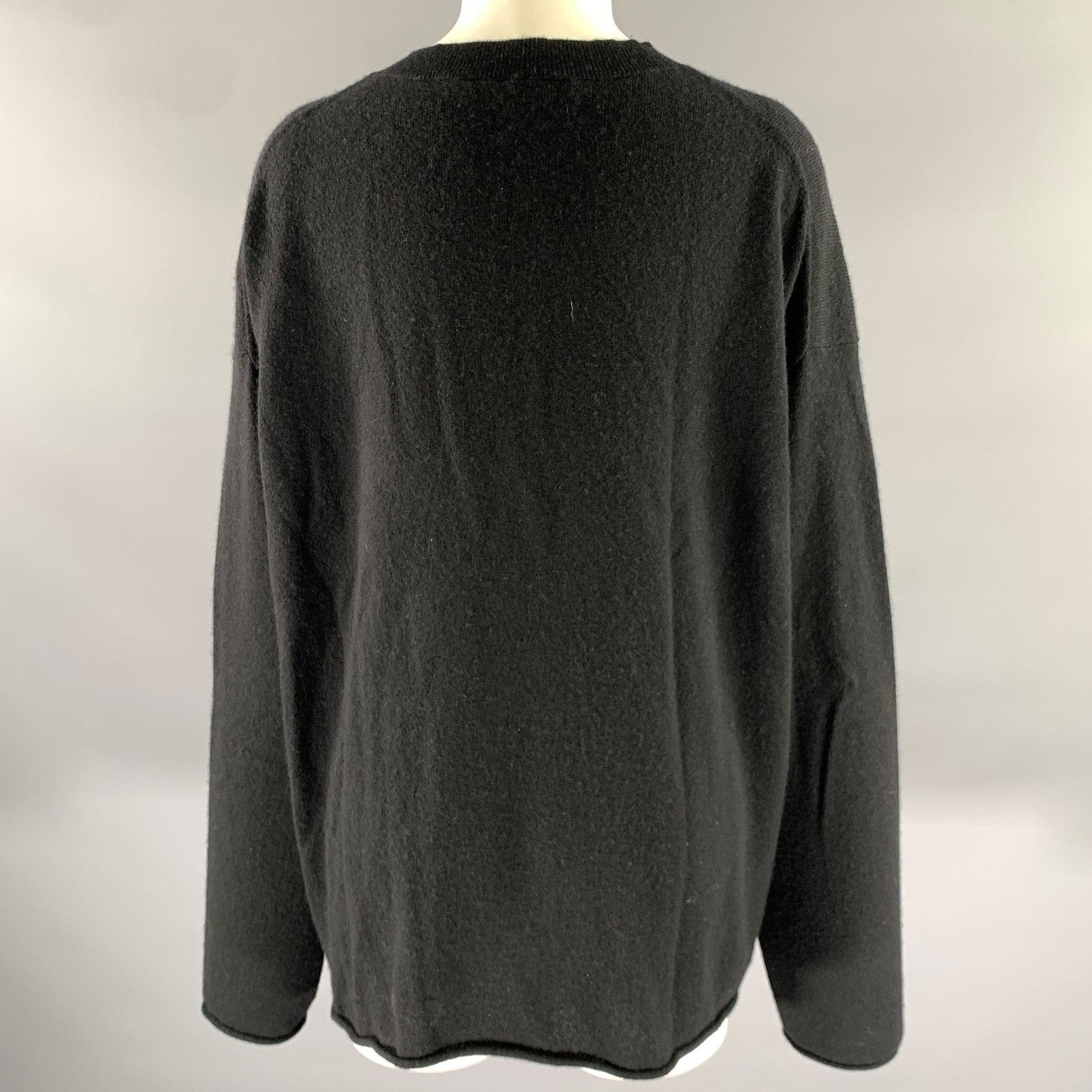SOFIE D'HOORE SOFIE D'HOORE Size S Black Wool Cashmere Crewneck Sweater Size S / US 4 / IT 40 - 3 Thumbnail