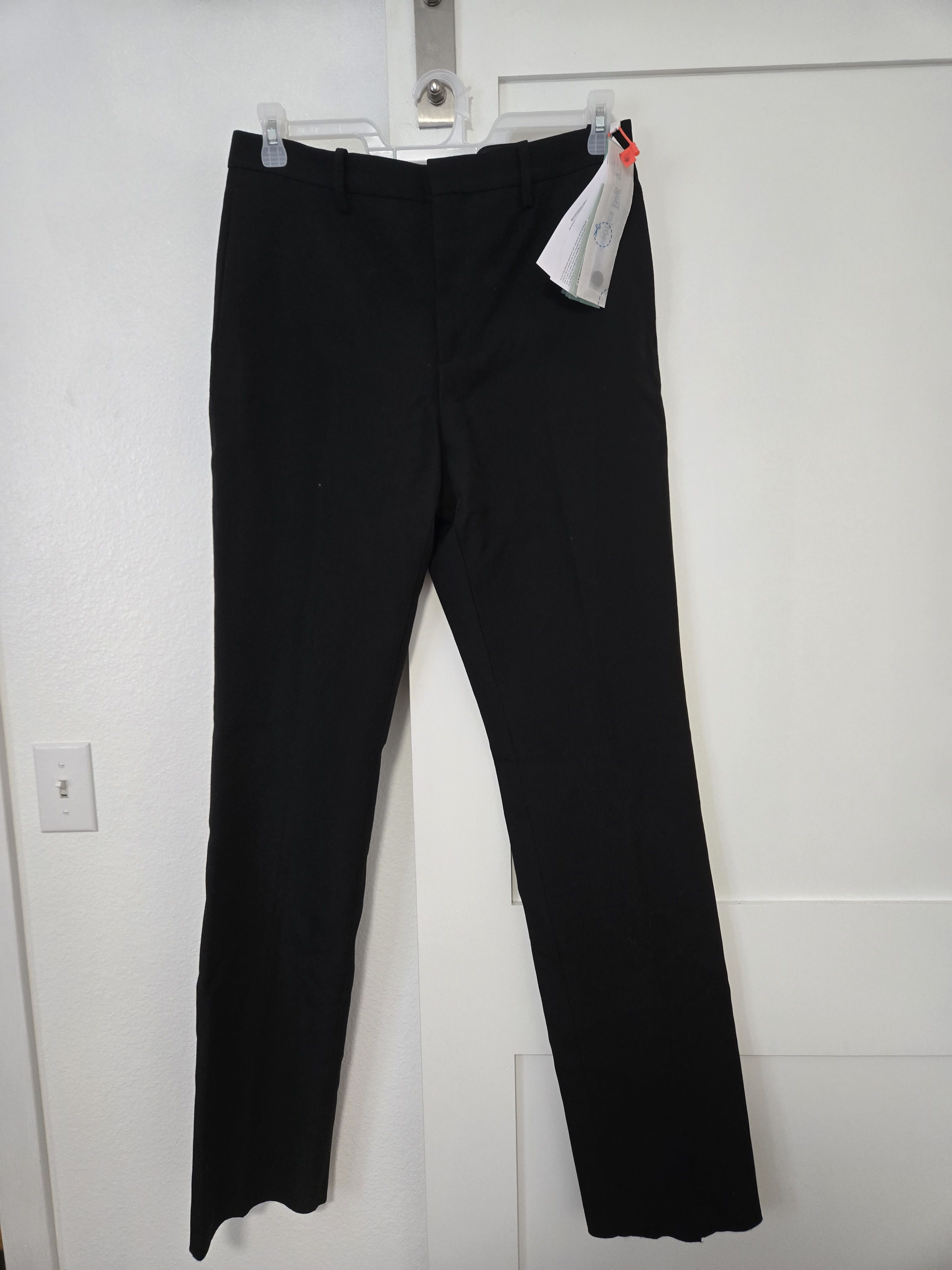 Off-White Black woolen dress pants Size US 34 / EU 50 - 1 Thumbnail